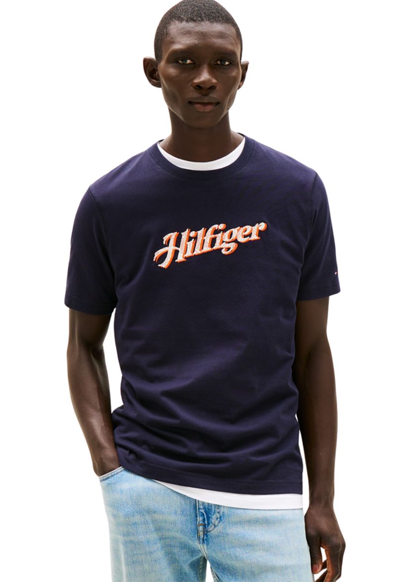 Embroidered Hilfiger Logo T-Shirt