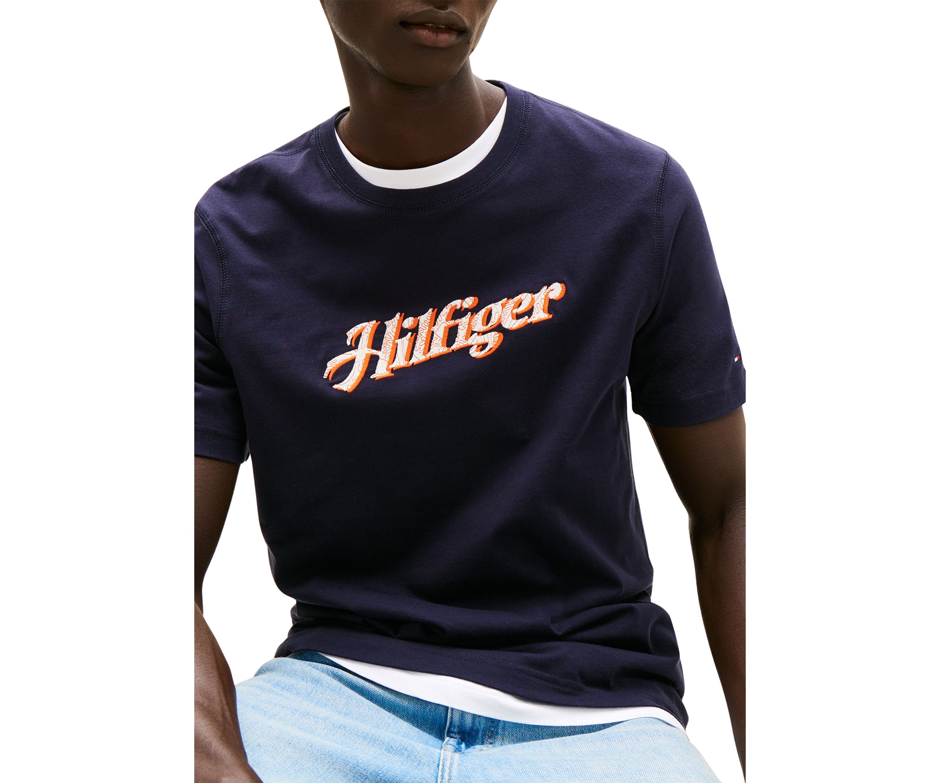 Embroidered Hilfiger Logo T-Shirt