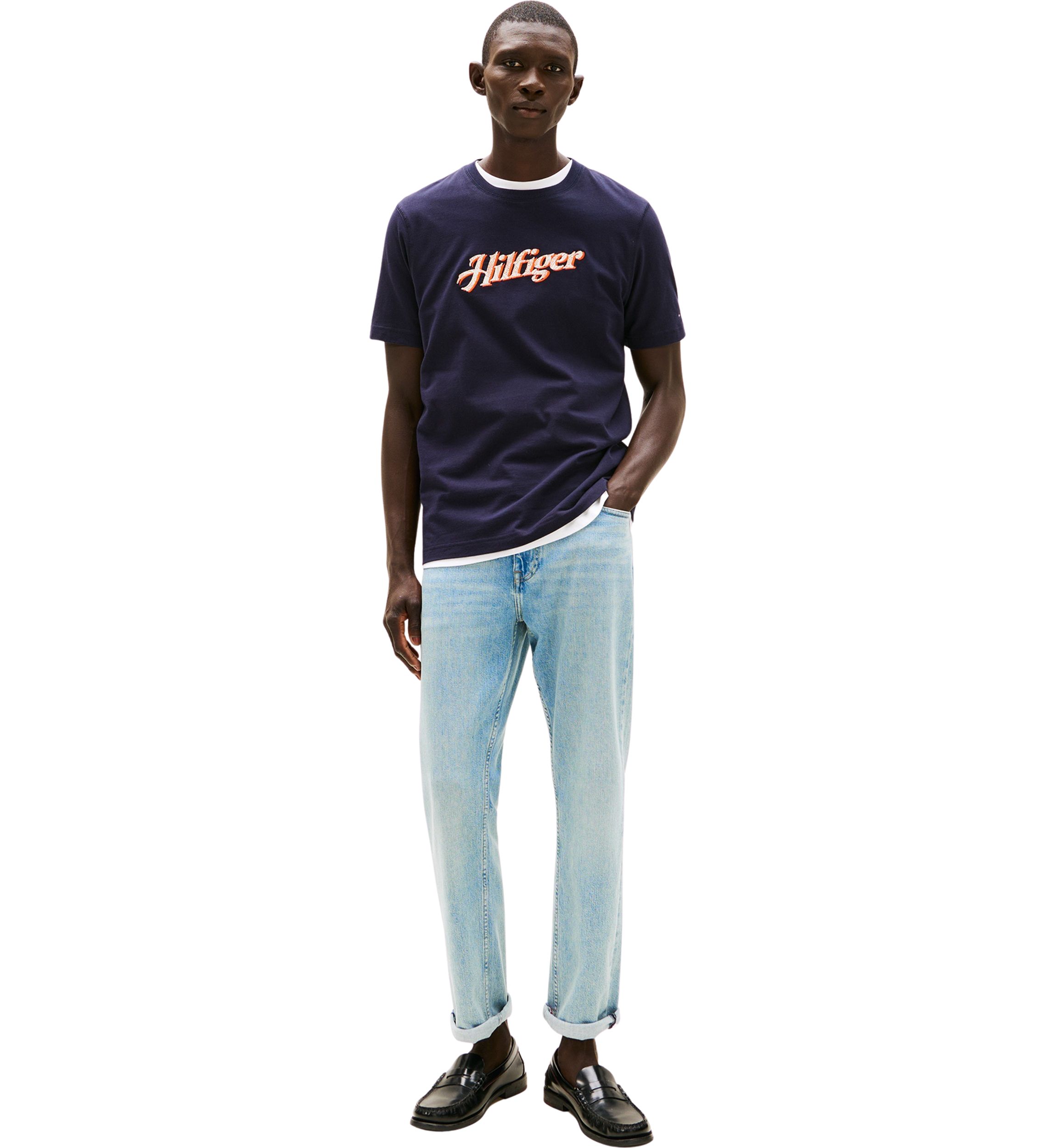 Embroidered Hilfiger Logo T-Shirt
