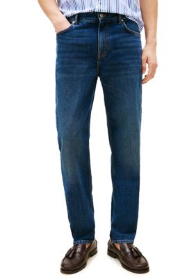 Tommy Hilfiger Men's Denton Slim Straight Fit Jeans, 34 x 30