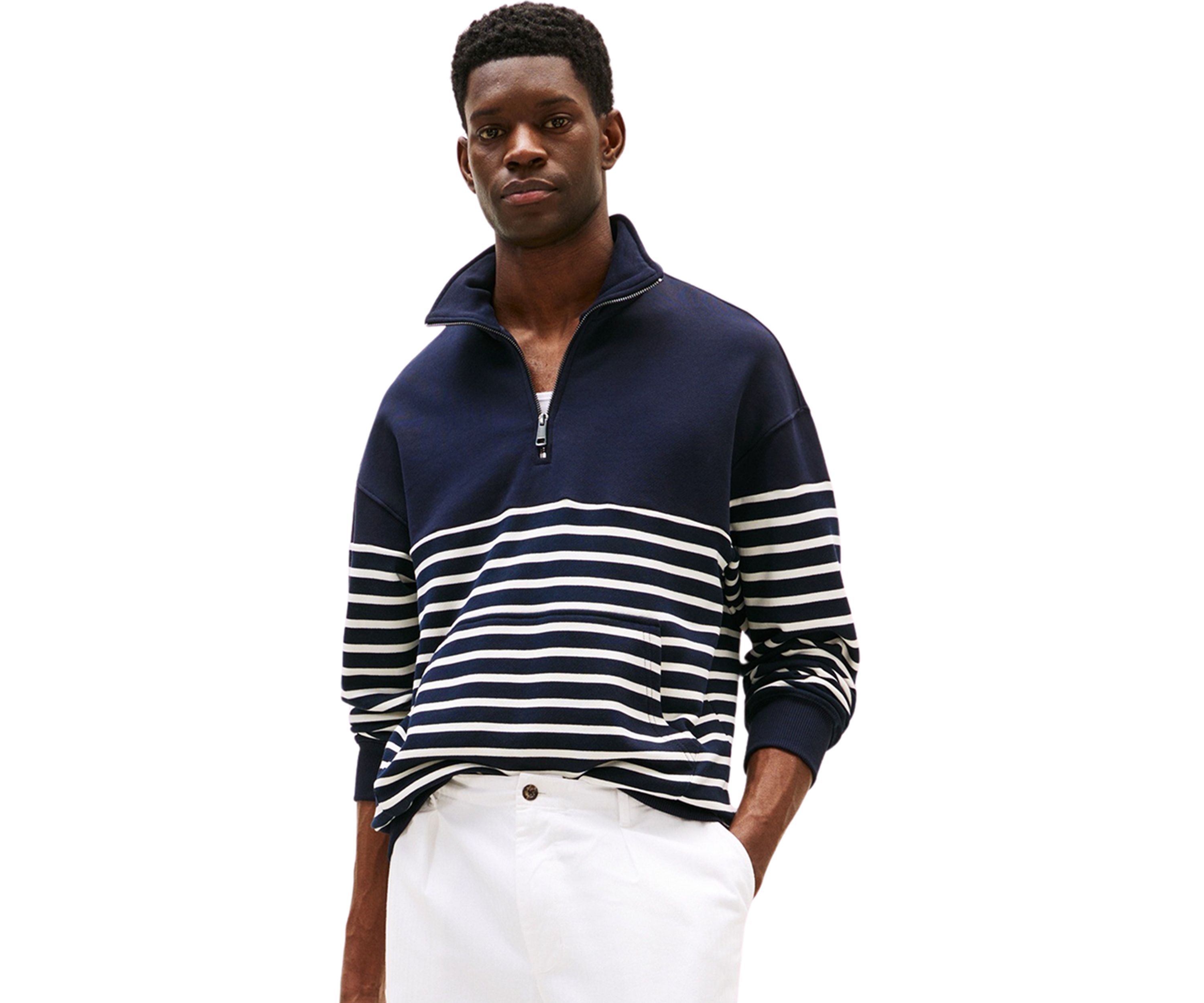 Monotype Logo Quarter-Zip Sweatshirt