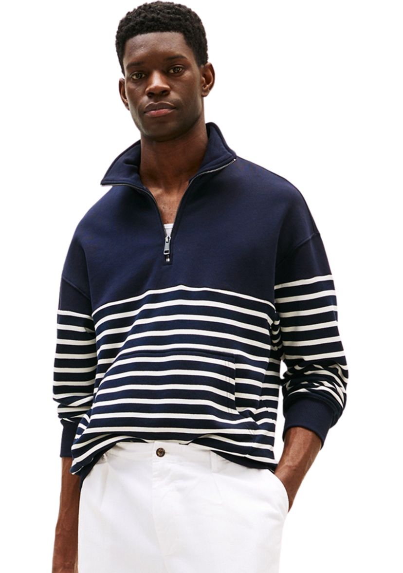 Monotype Logo Quarter-Zip Sweatshirt