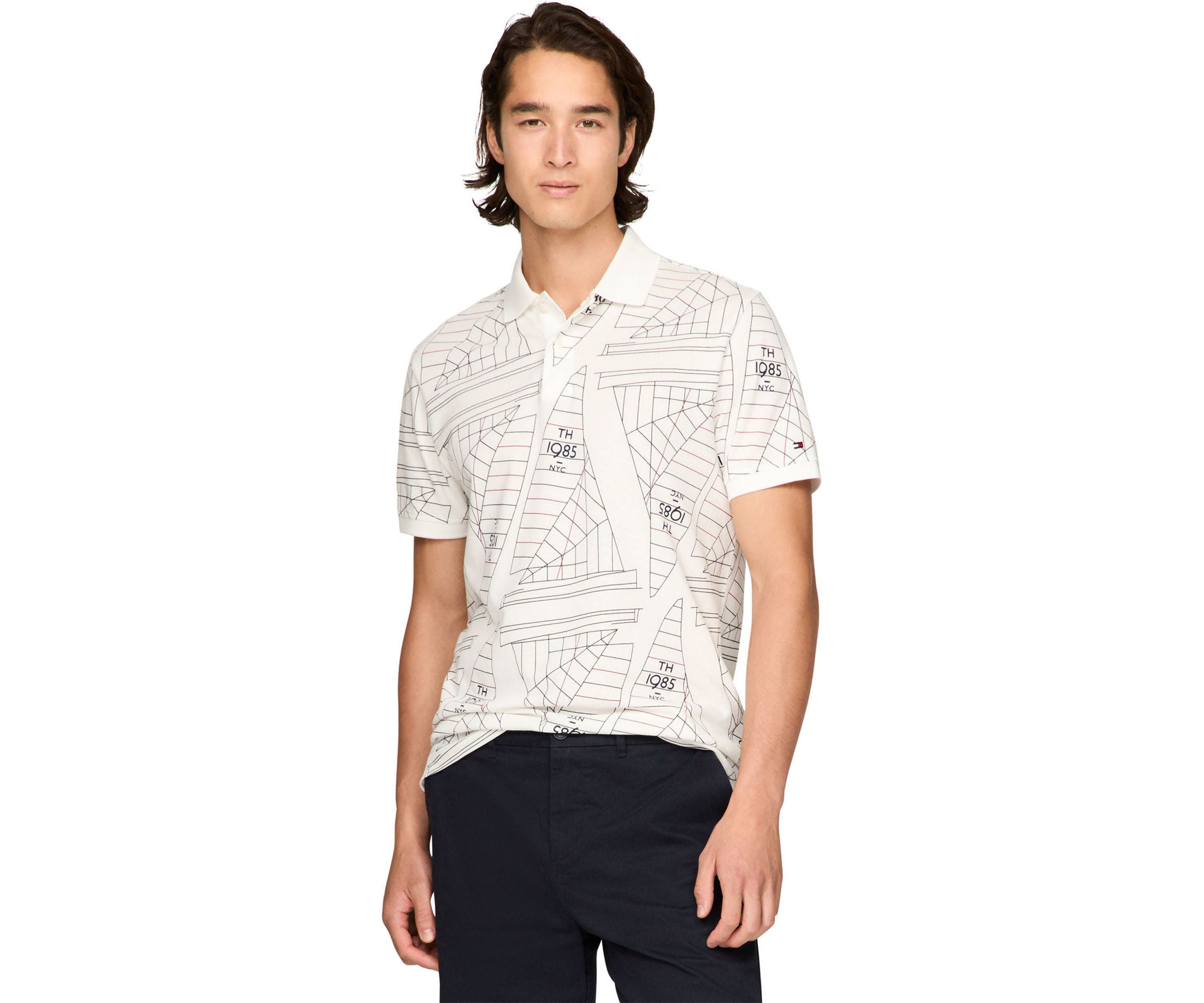 Sailing Printed Polo Shirt