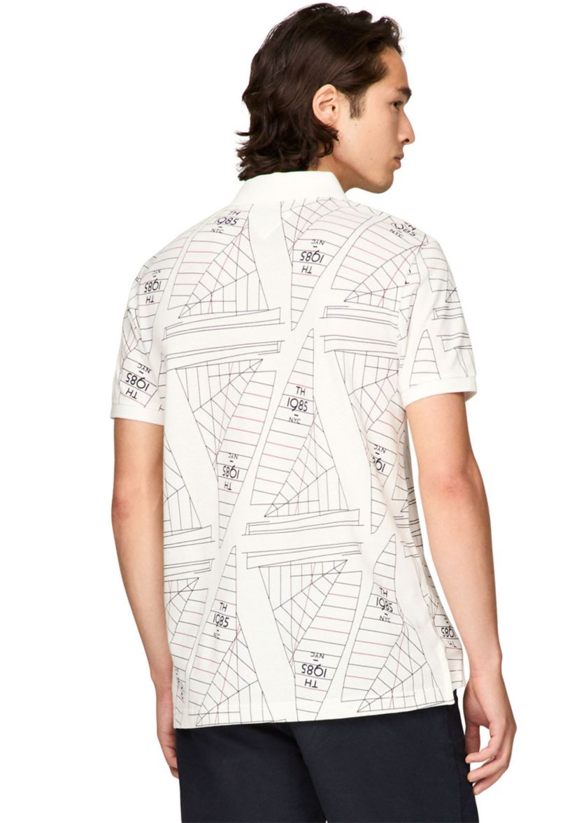 Sailing Printed Polo Shirt
