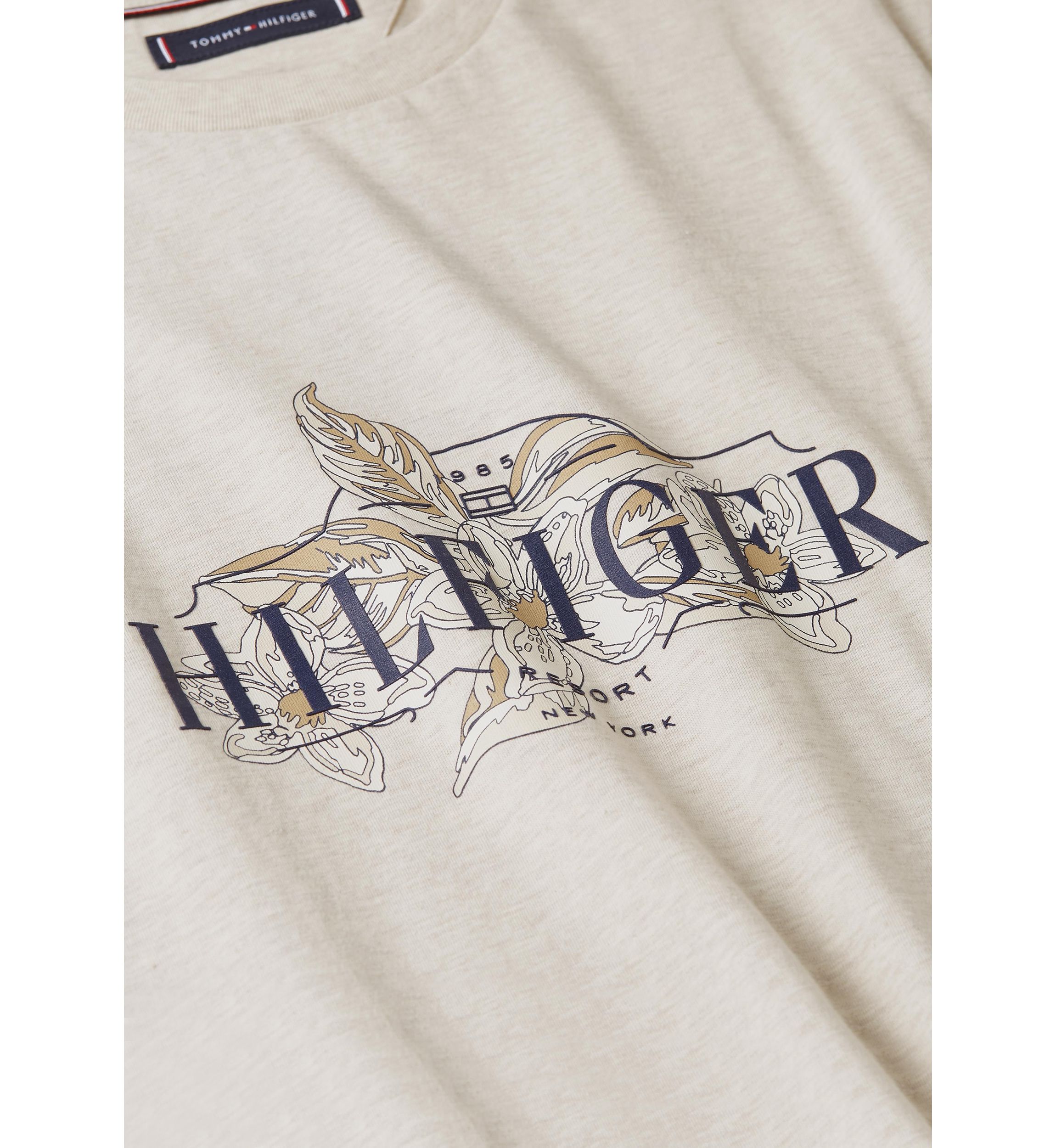  Tropical Floral Logo T-Shirt