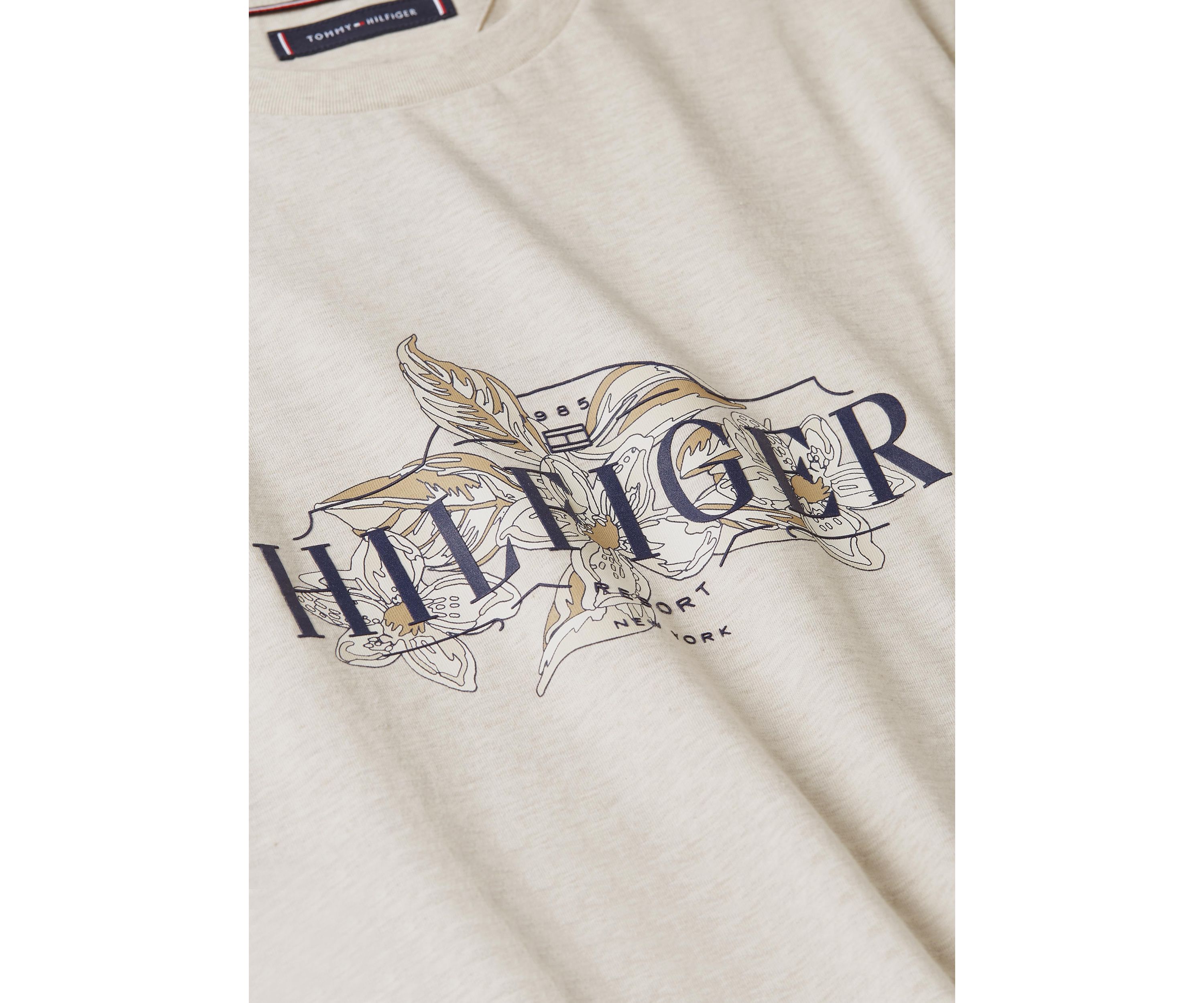  Tropical Floral Logo T-Shirt