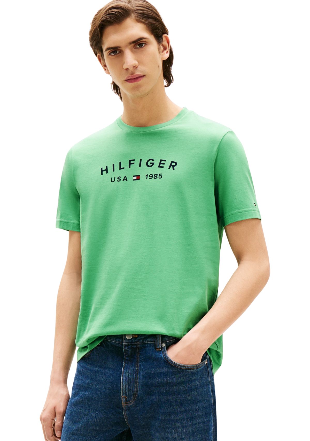 Father’s Day T-Shirt with Printed Chest Logo