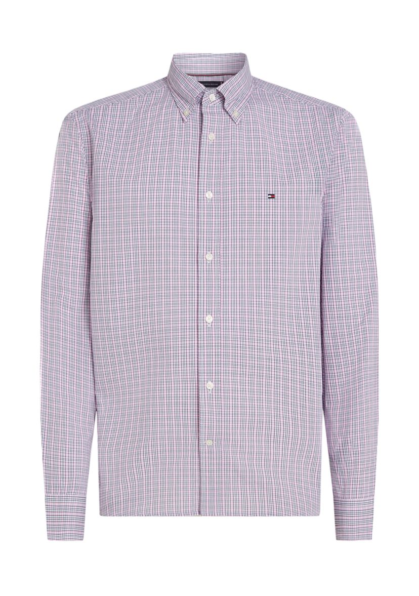 Flex Poplin Small Tartan Shirt