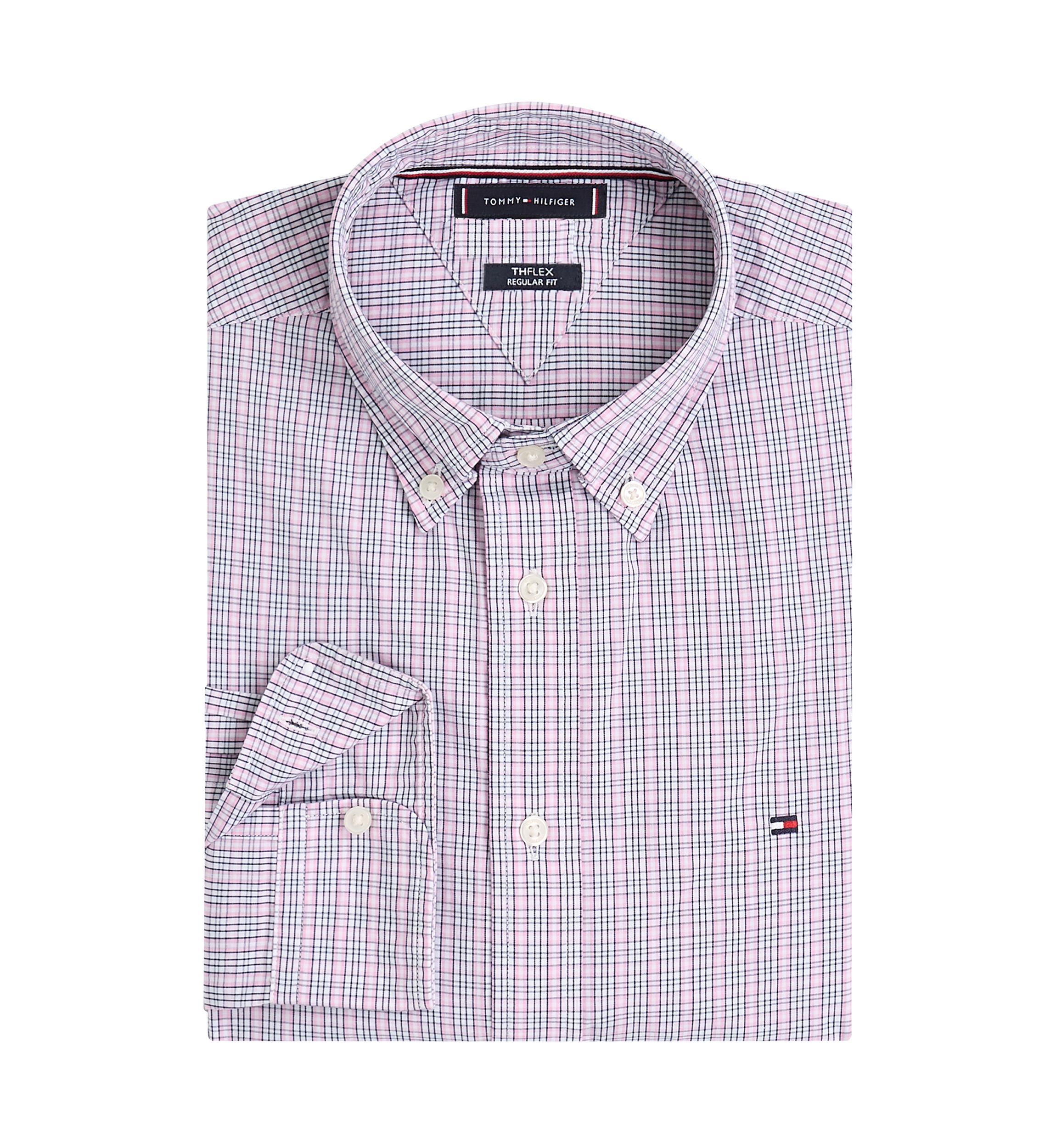 Flex Poplin Small Tartan Shirt