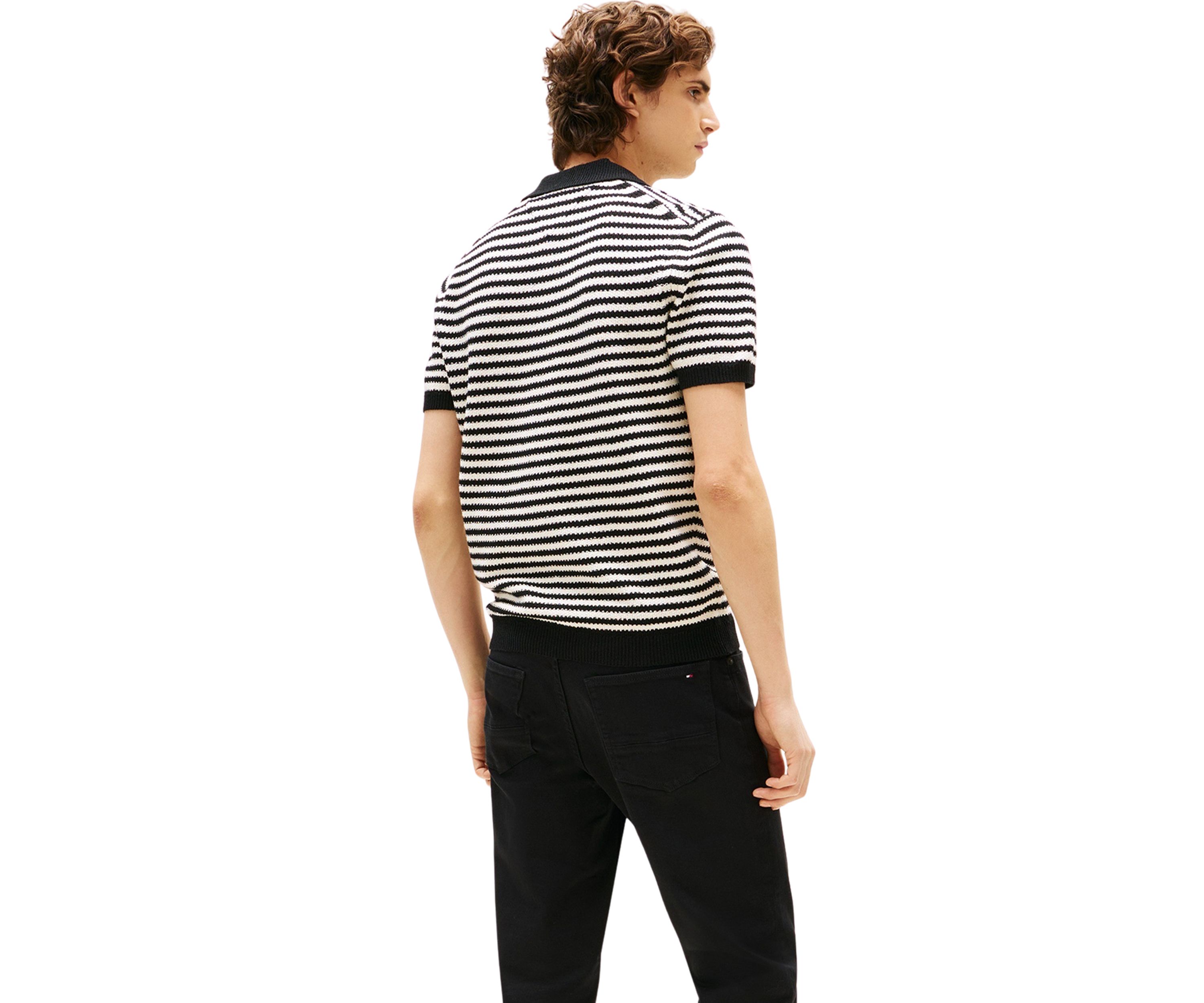 Men’s Knitted Sweater Polo Shirt
