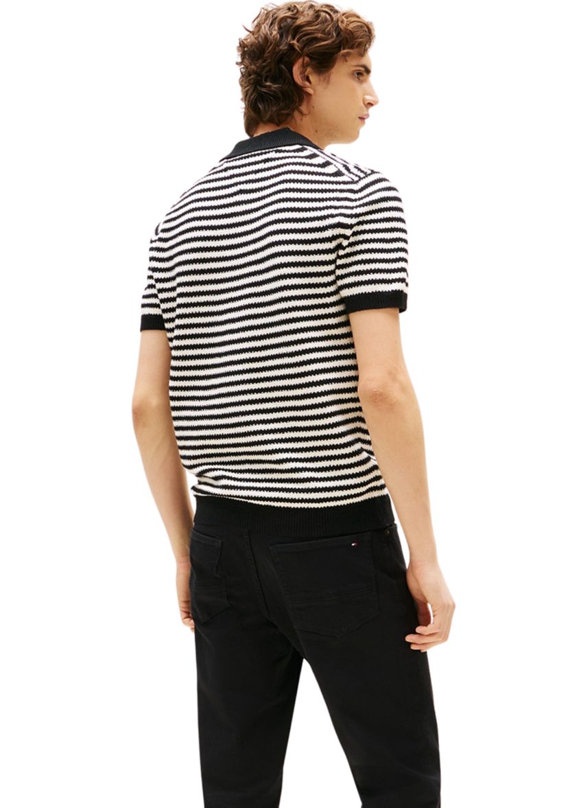 Men’s Knitted Sweater Polo Shirt