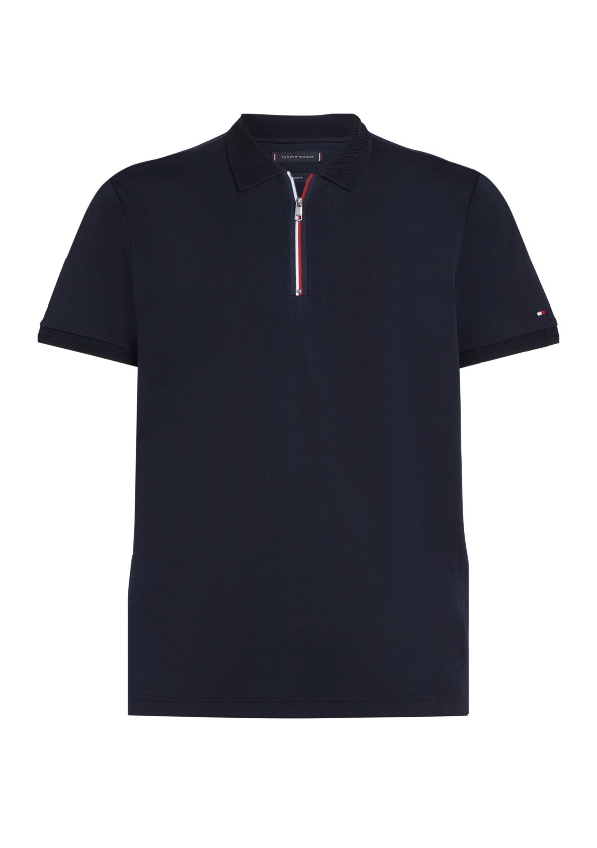 Interlock Zip Regular Fit Polo Shirt
