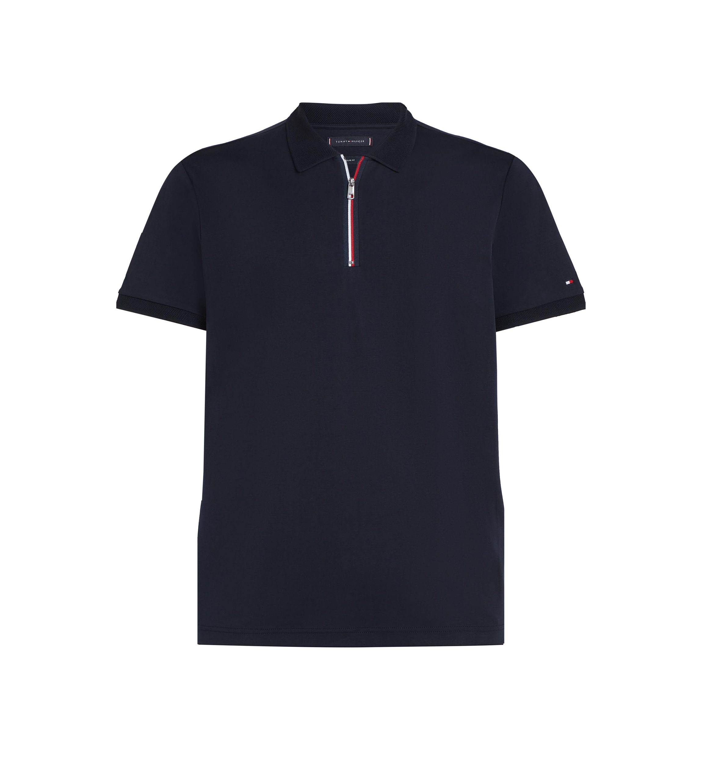 Interlock Zip Regular Fit Polo Shirt