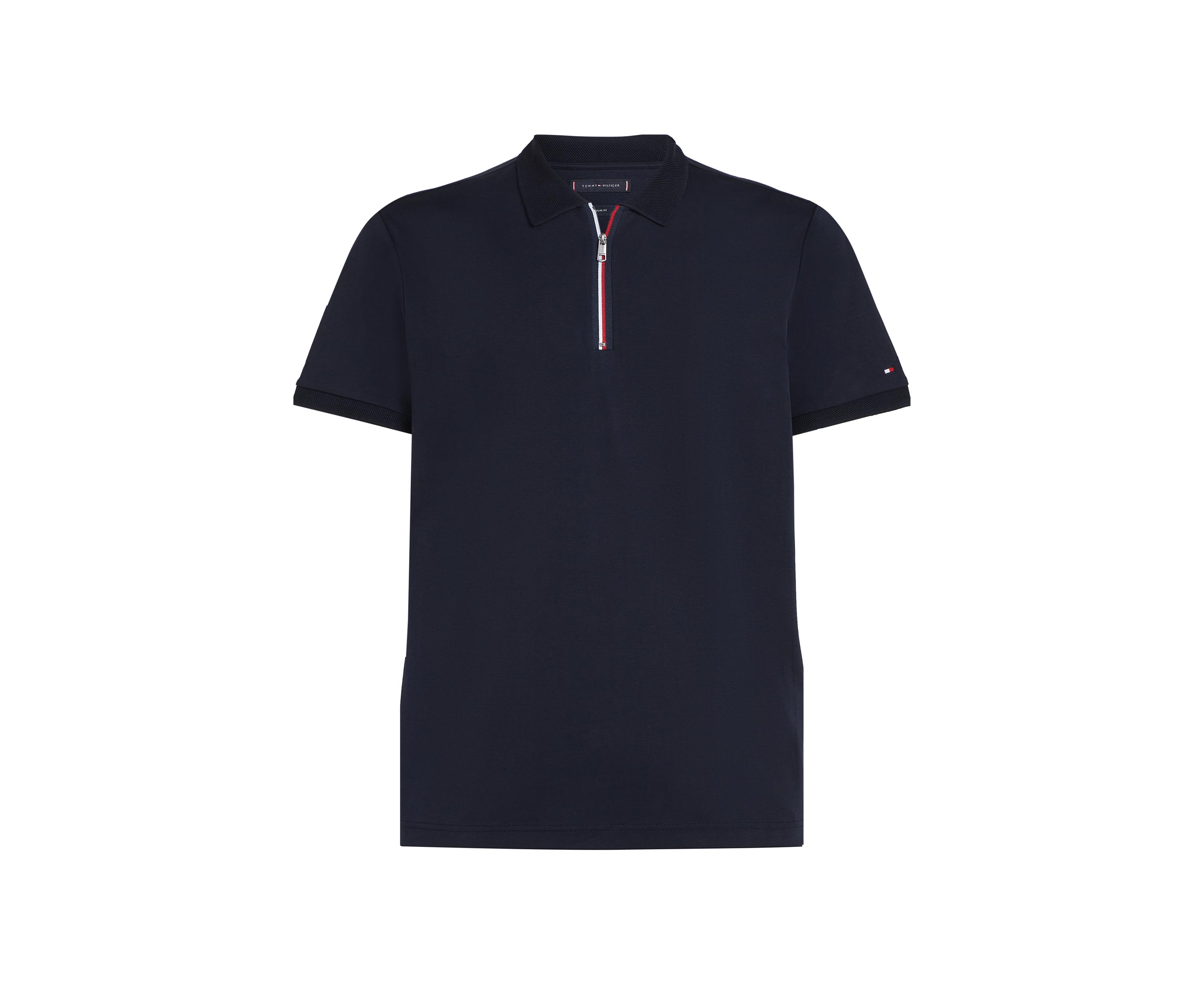 Interlock Zip Regular Fit Polo Shirt