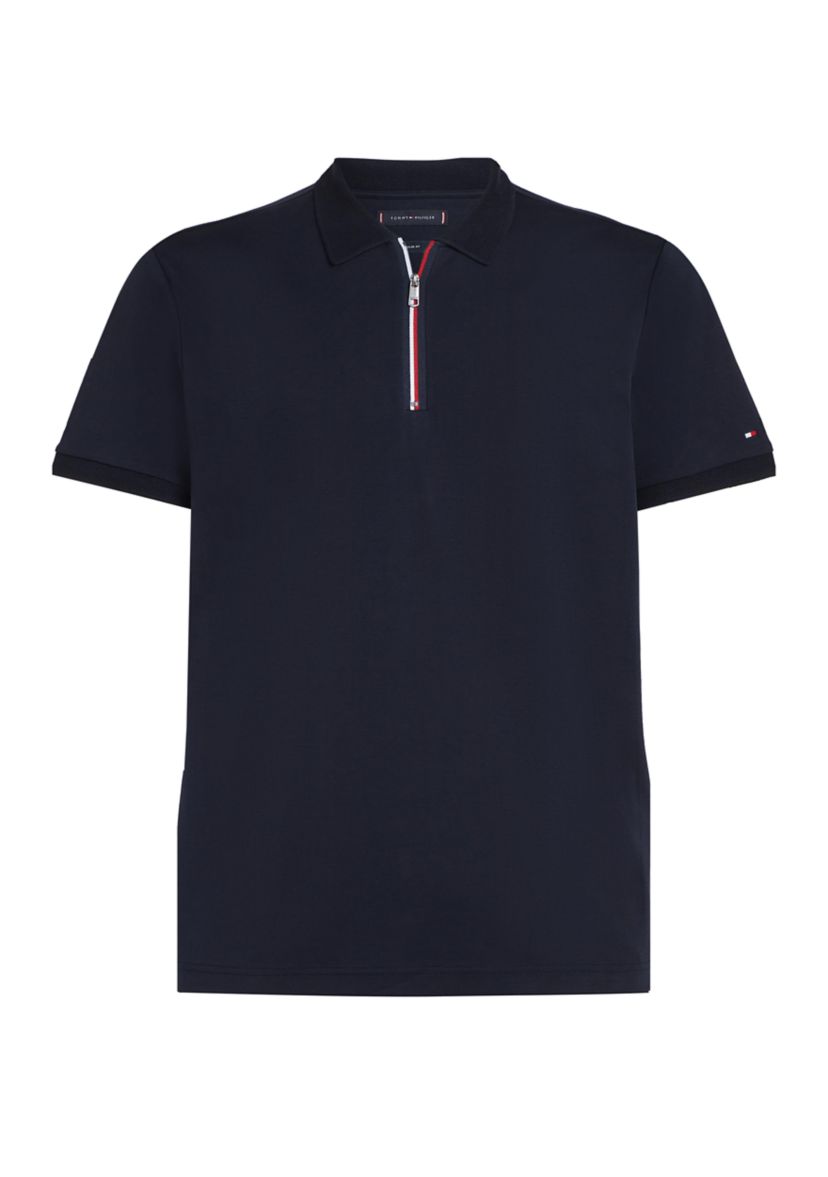 Interlock Zip Regular Fit Polo Shirt