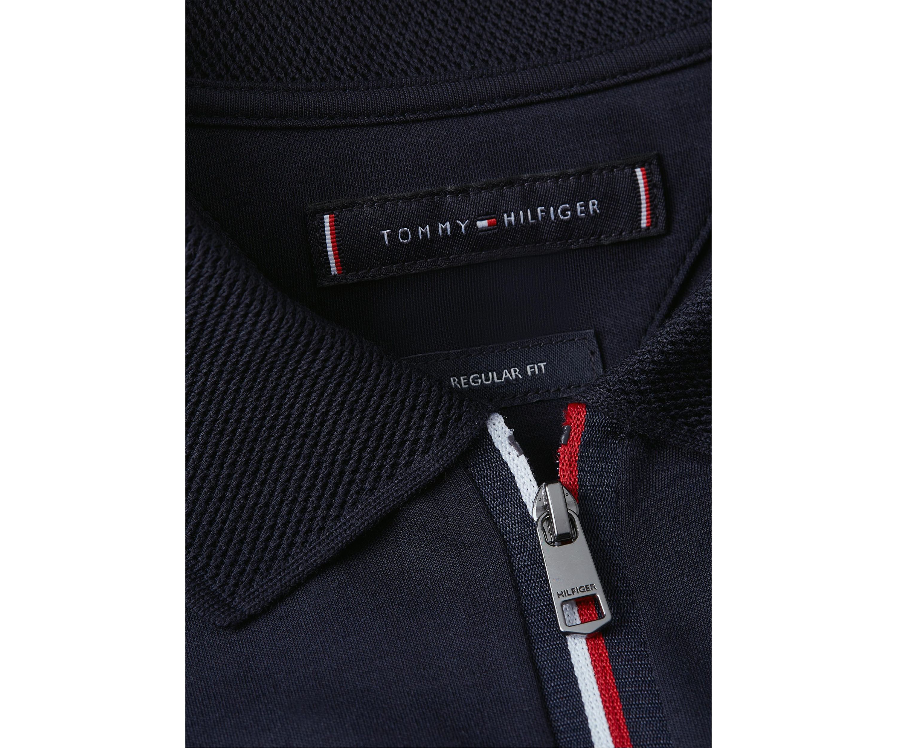 Interlock Zip Regular Fit Polo Shirt