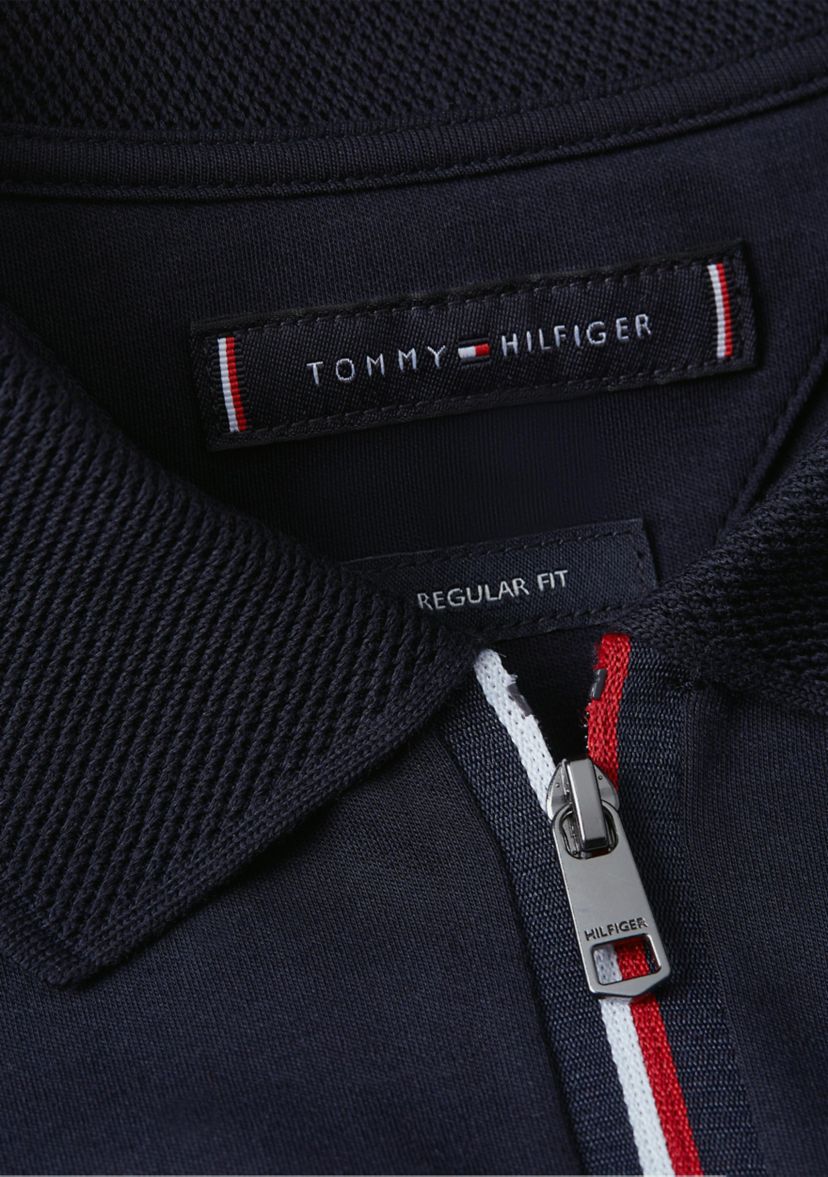 Interlock Zip Regular Fit Polo Shirt
