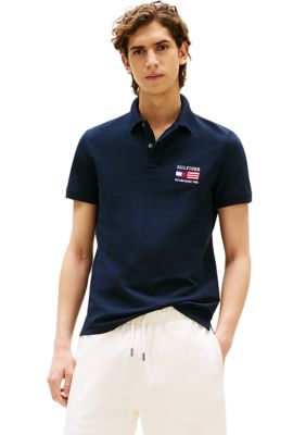 Tommy Hilfiger Men's Flag Logo Polo Shirt