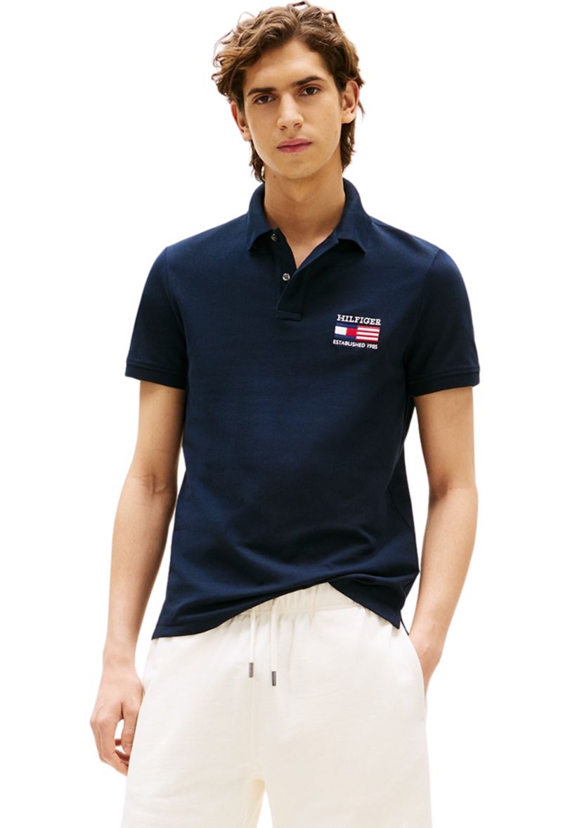 Flag Logo Polo Shirt