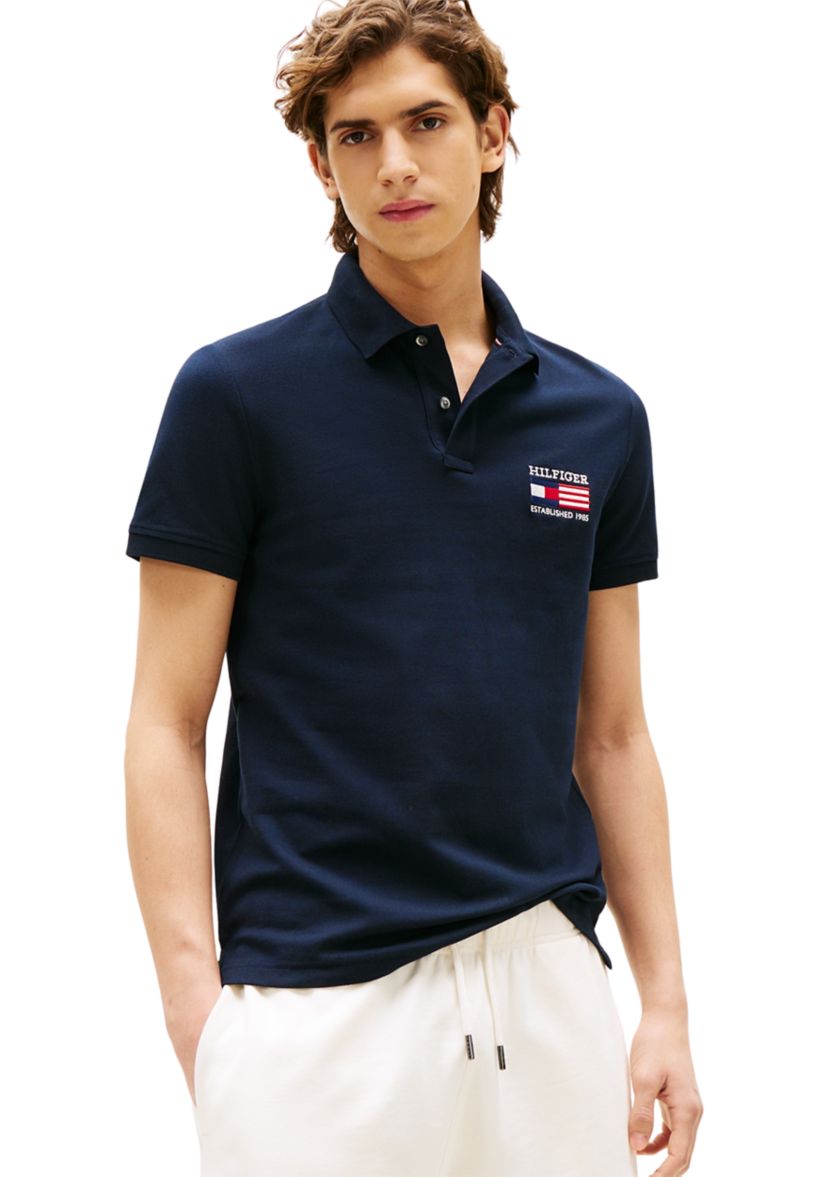 Flag Logo Polo Shirt
