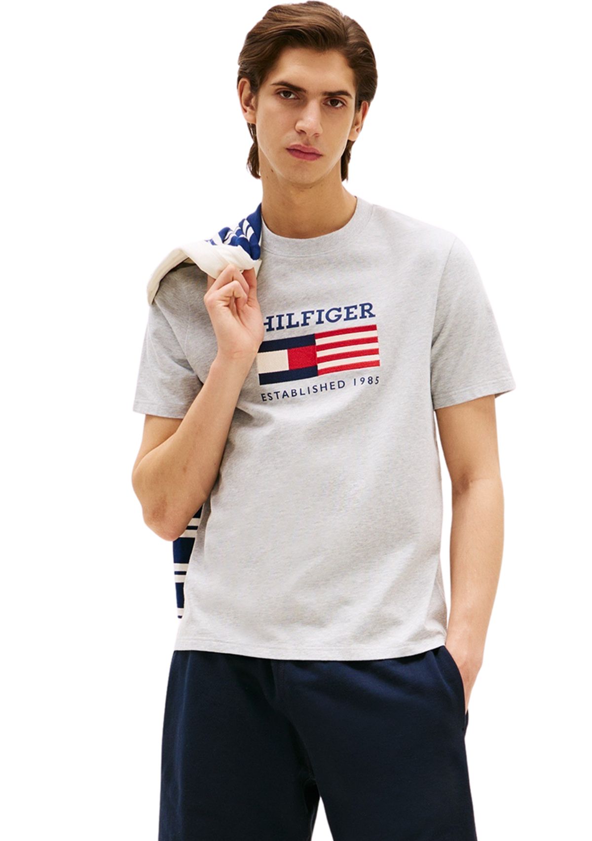 Americana Monotype Flag Box T-Shirt