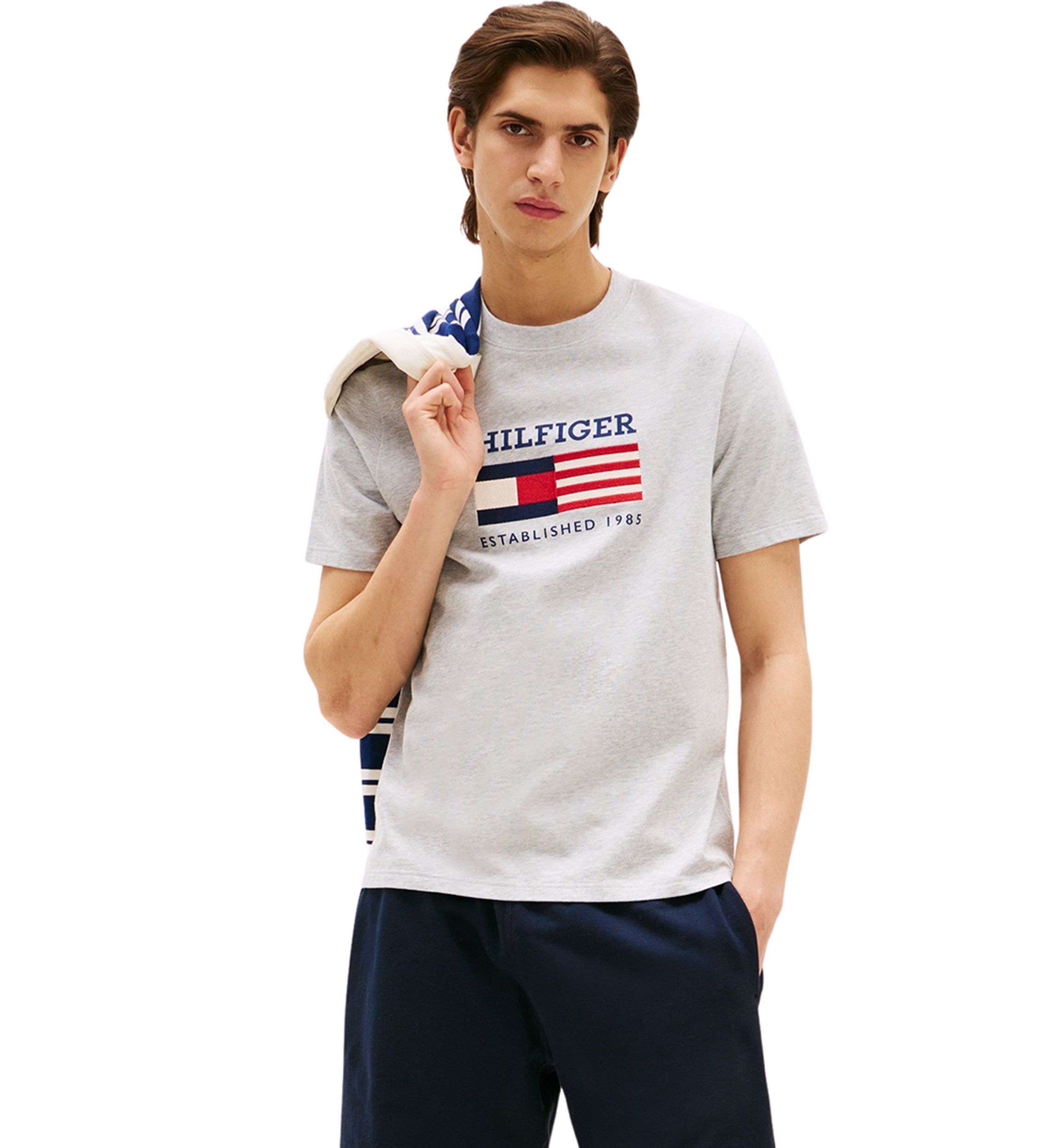 Americana Monotype Flag Box T-Shirt