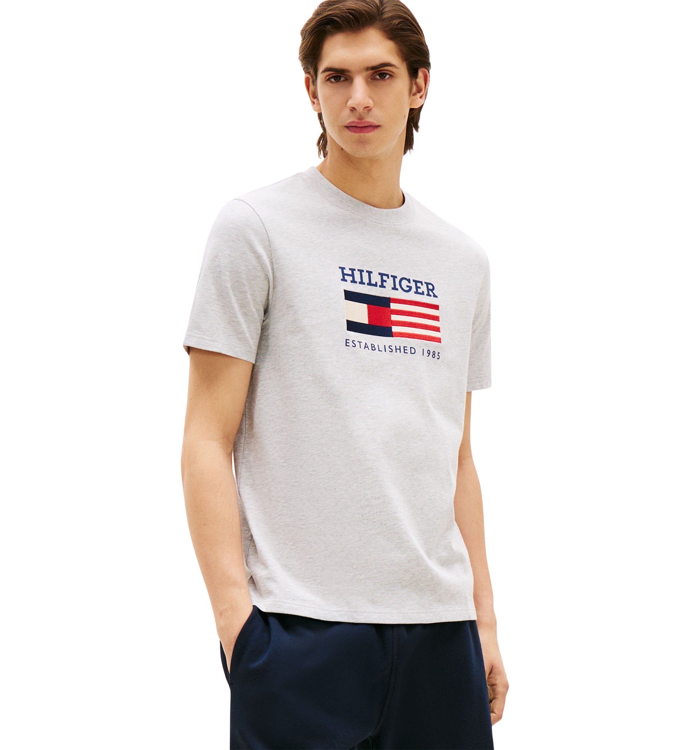 Americana Monotype Flag Box T-Shirt