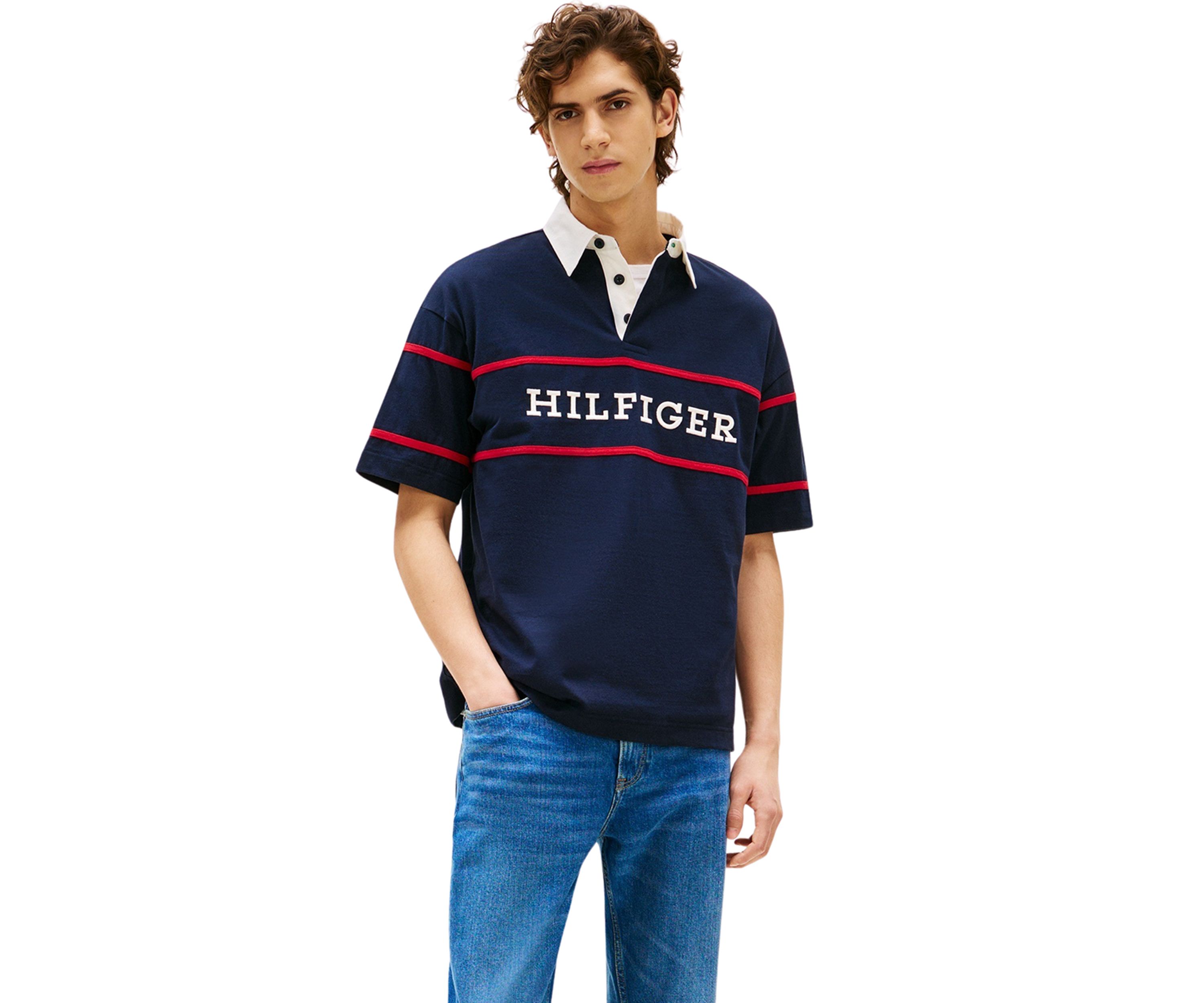 Americana Color Blocked Rugby Shirt