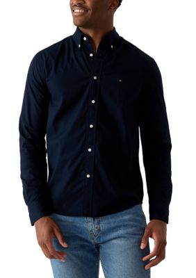 Tommy Hilfiger Men's Flex Poplin Shirt, 2XL