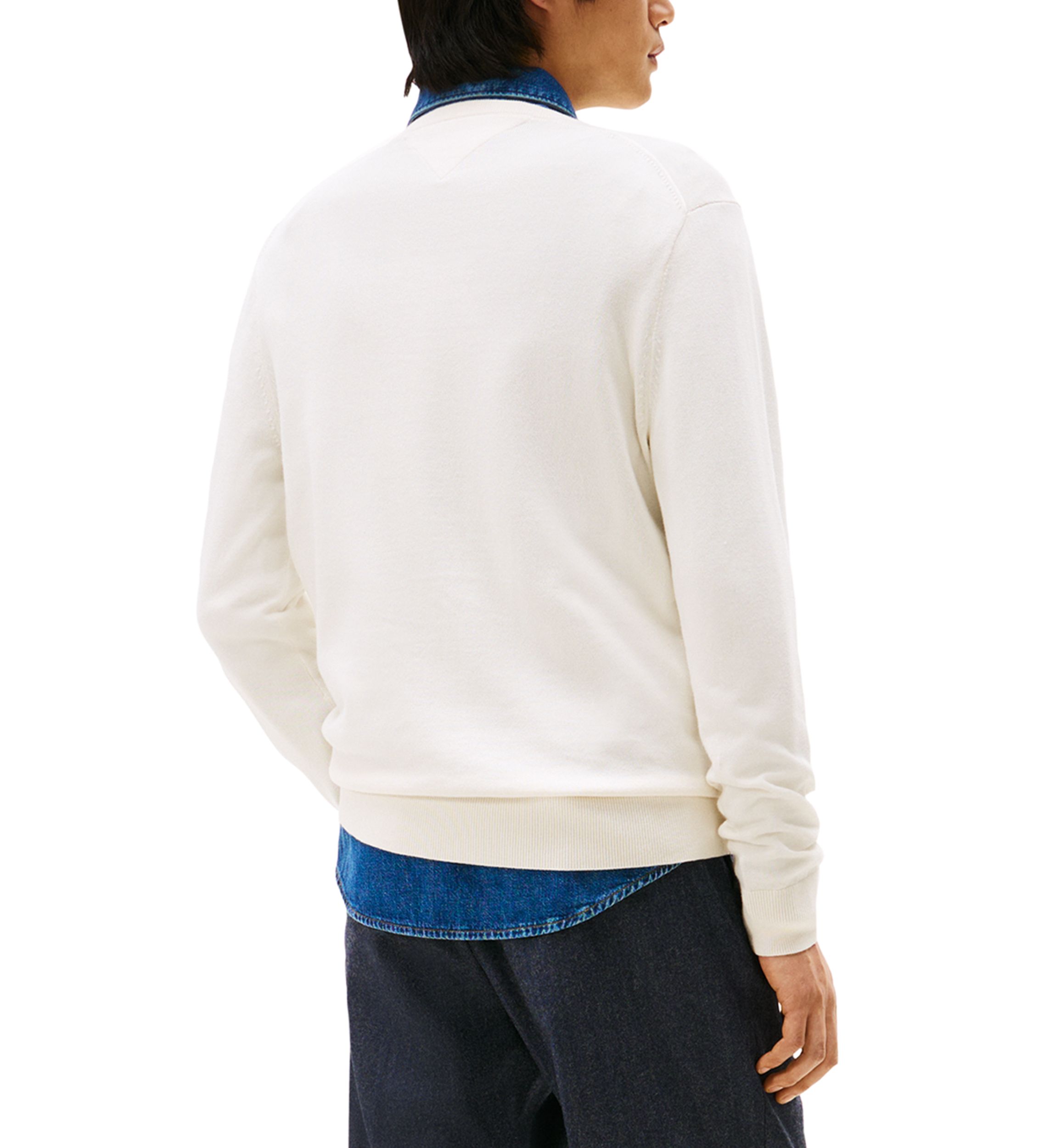 Essential Cotton Crew Sweater 