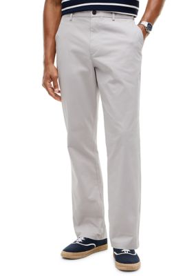 Tommy Hilfiger Men's Dover Essential Twill Pants, Grey, 40 x 32