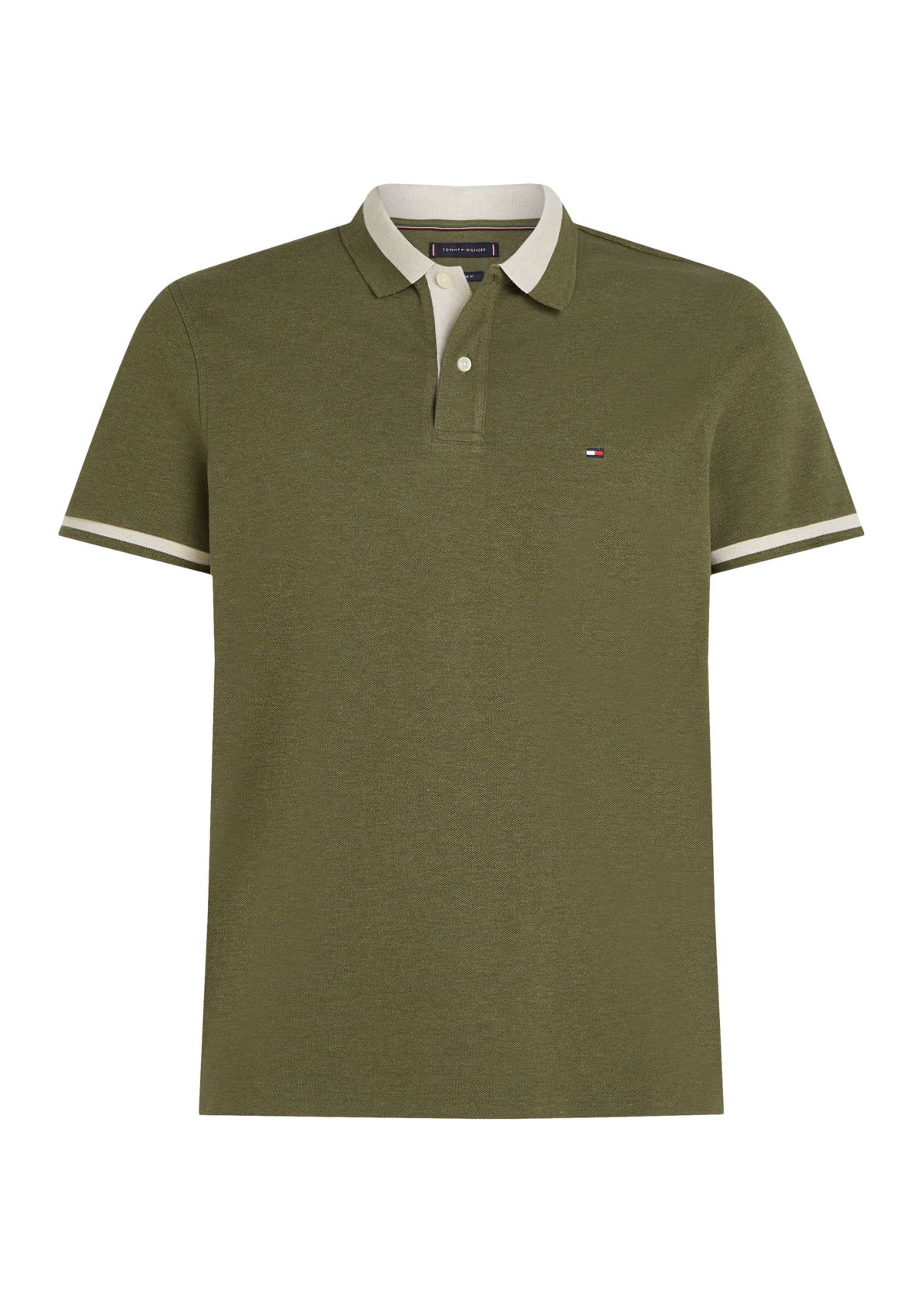 Regular Fit Contrast Collar Polo Shirt