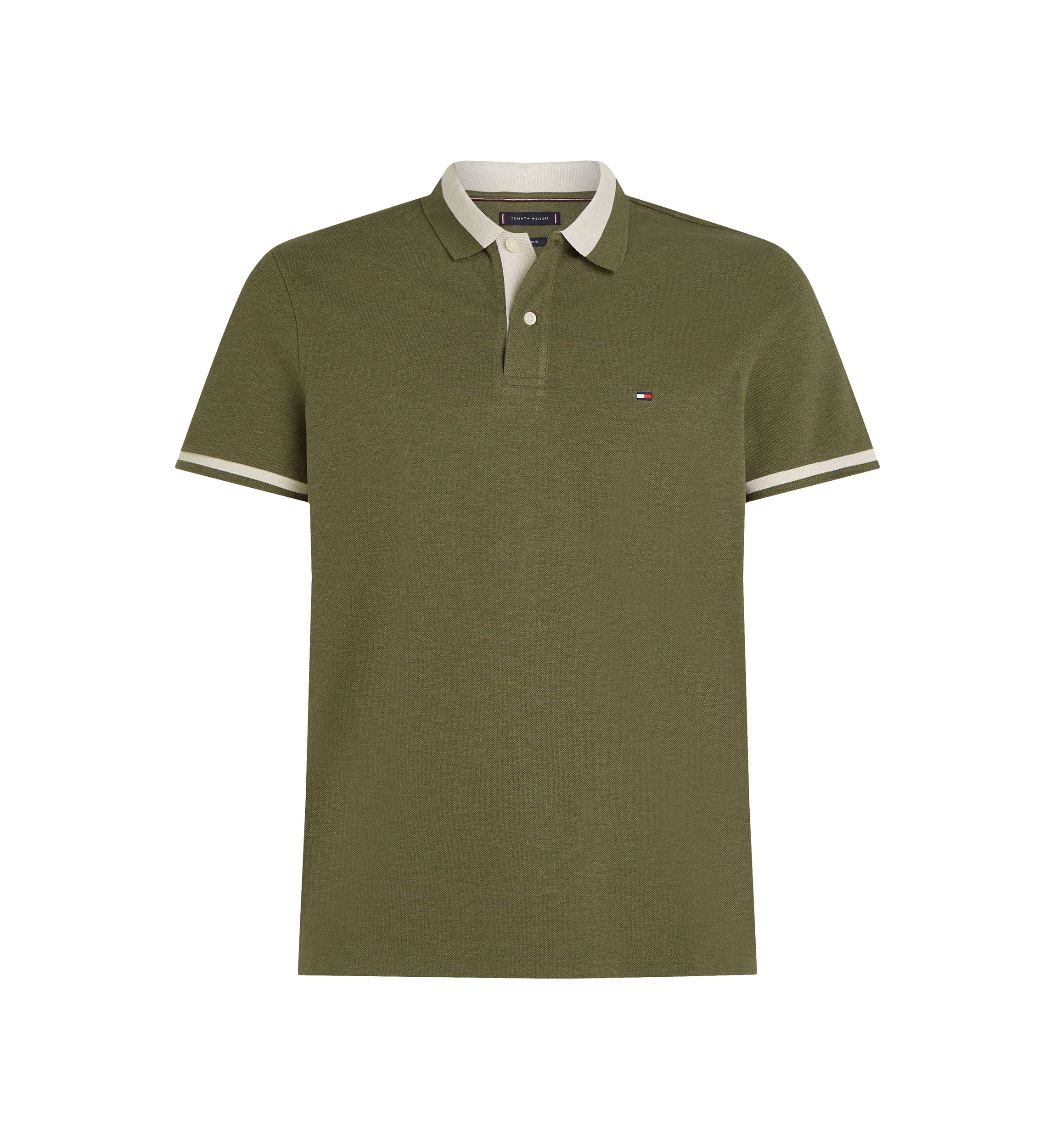 Regular Fit Contrast Collar Polo Shirt