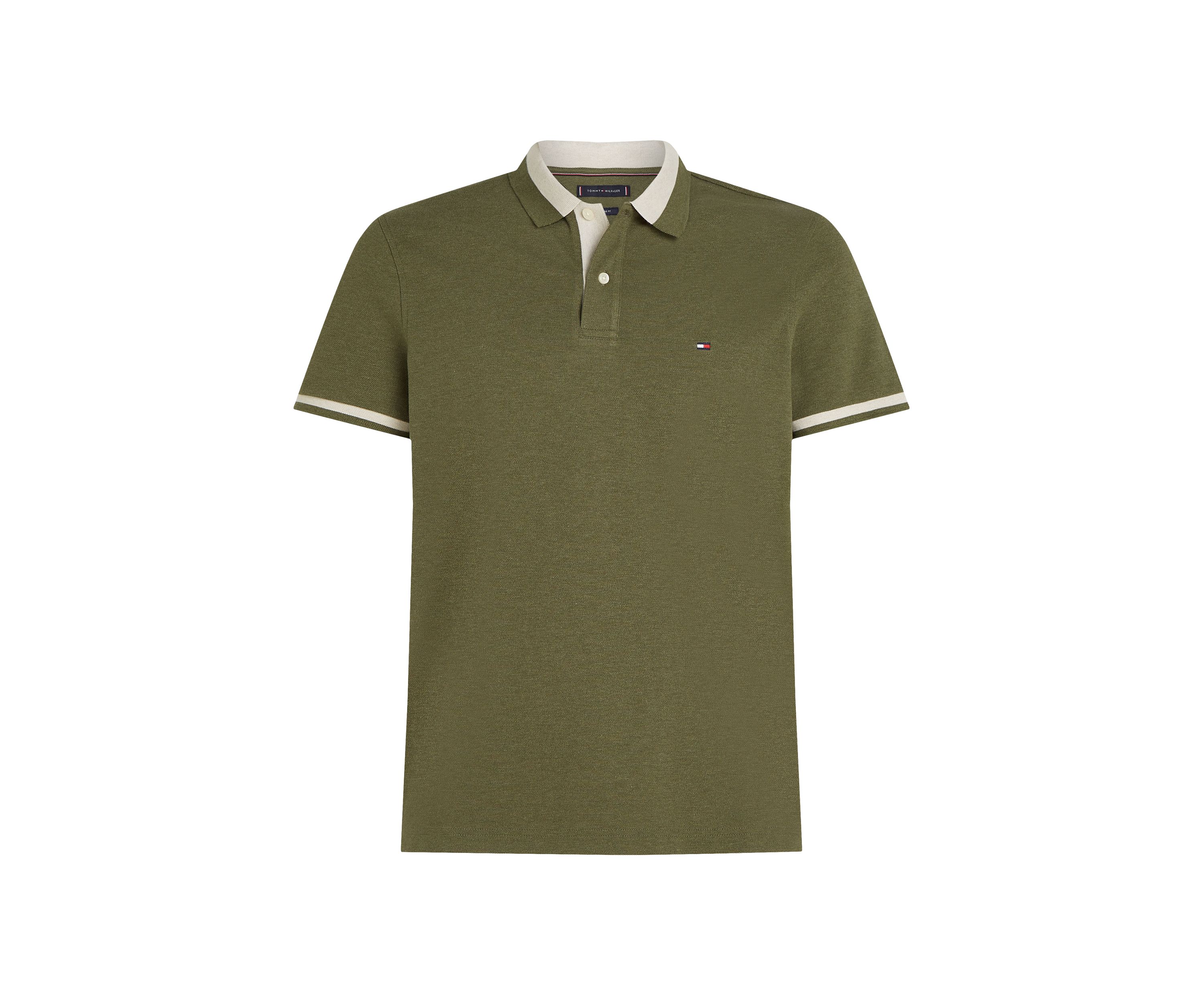 Regular Fit Contrast Collar Polo Shirt