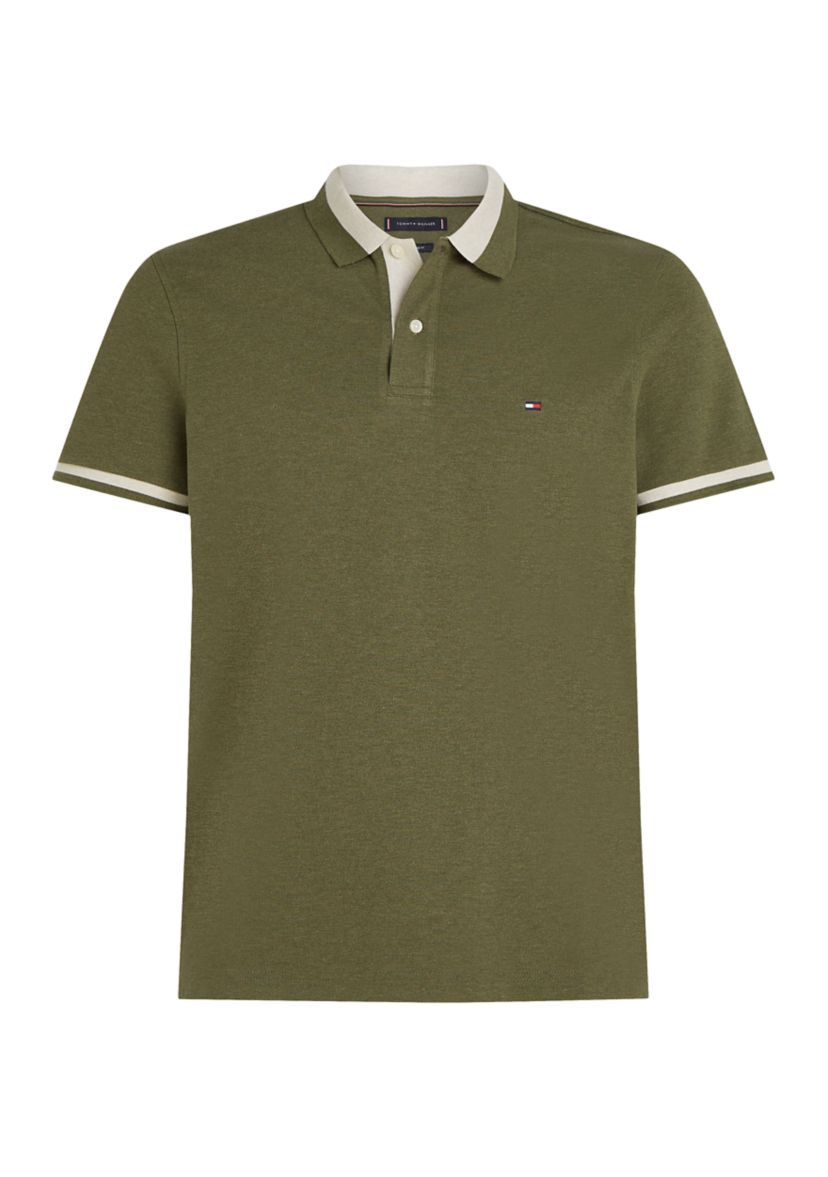 Regular Fit Contrast Collar Polo Shirt