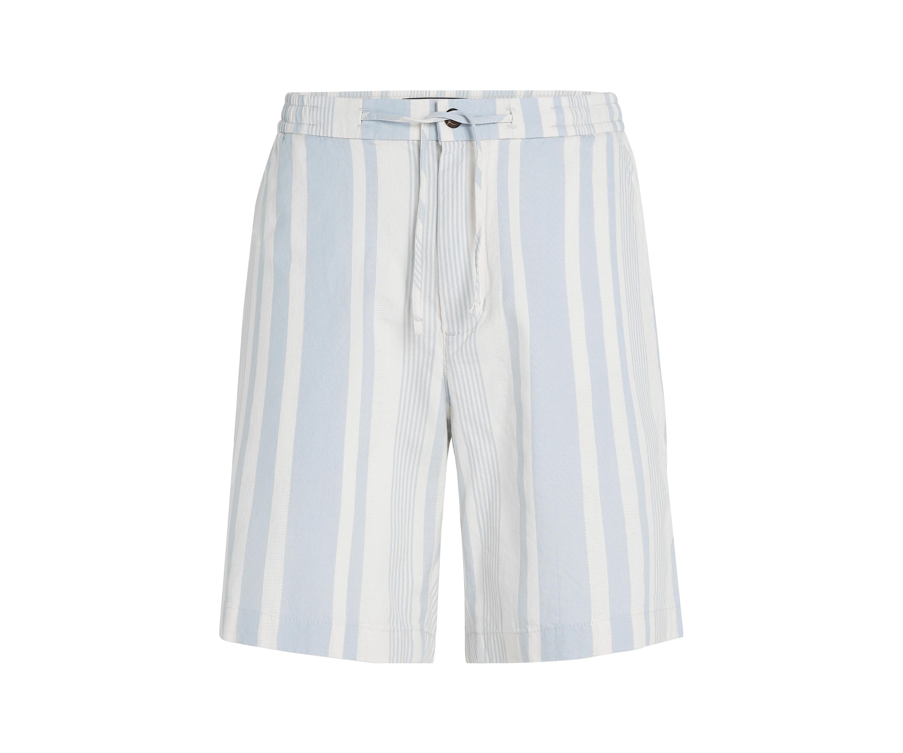 Stripe Drawstring Shorts
