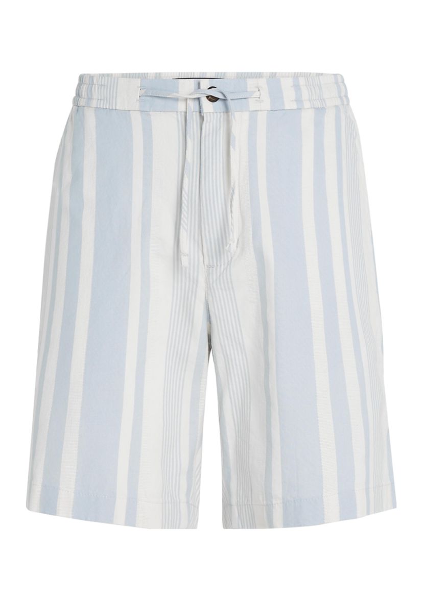 Stripe Drawstring Shorts