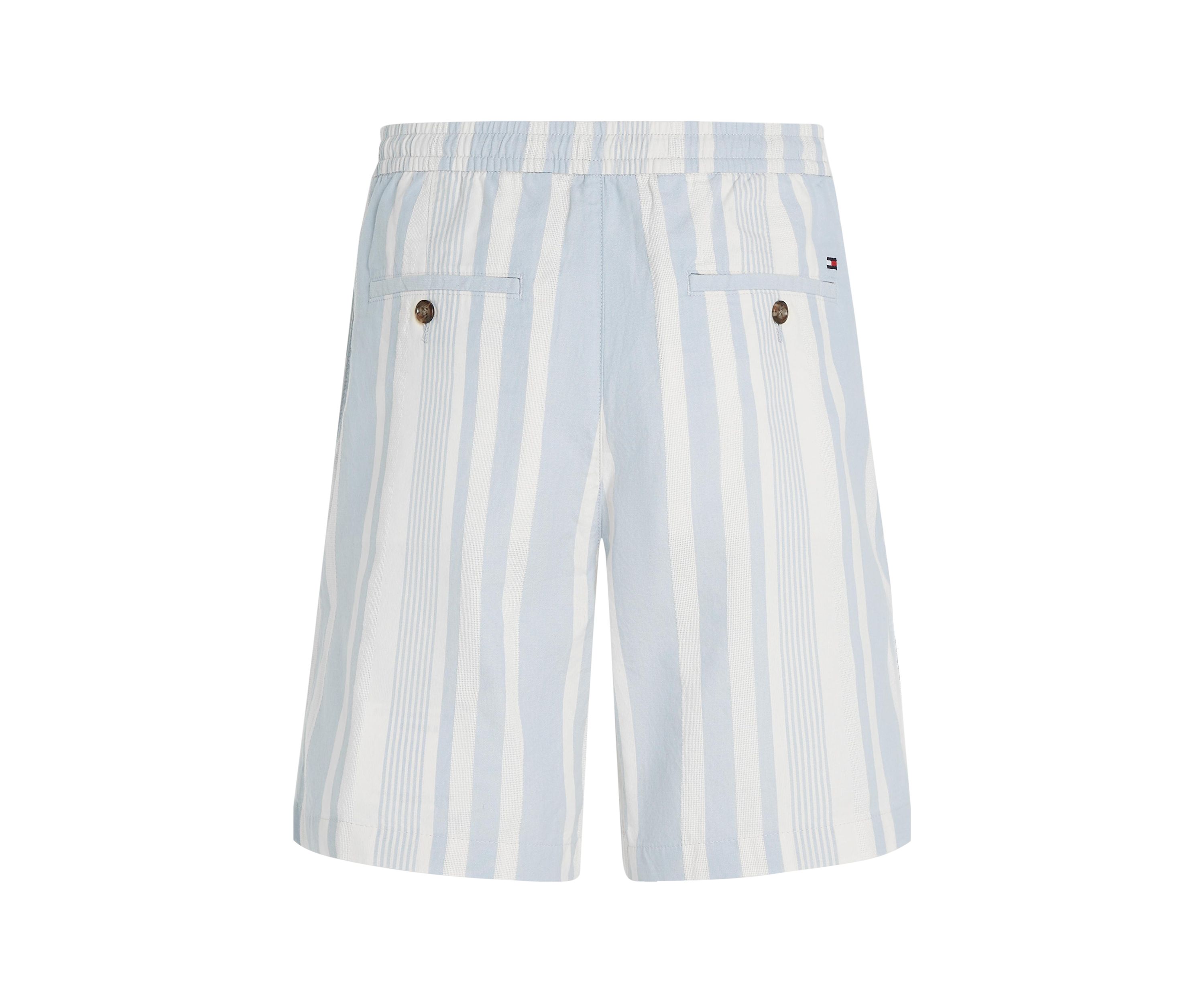 Stripe Drawstring Shorts