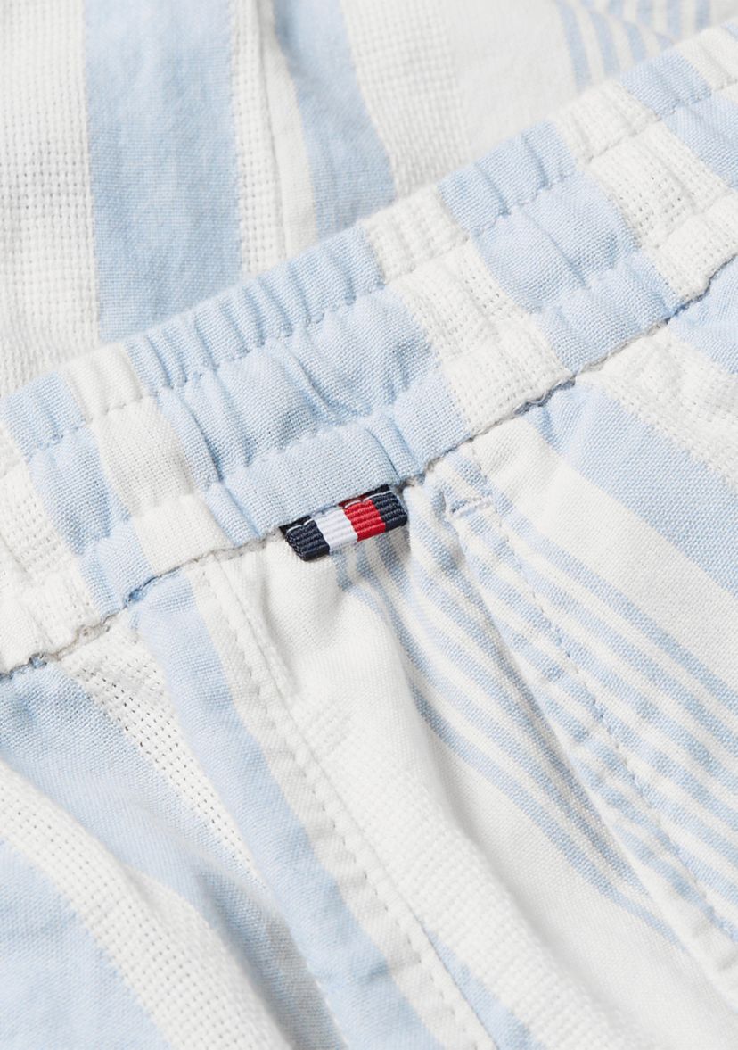 Stripe Drawstring Shorts
