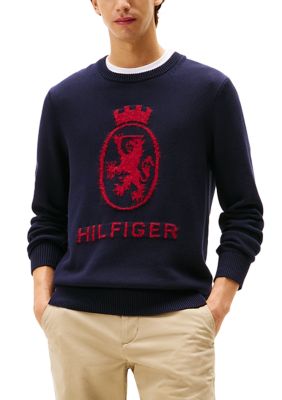 Tommy Hilfiger Men's Crest Crewneck Pullover, Small