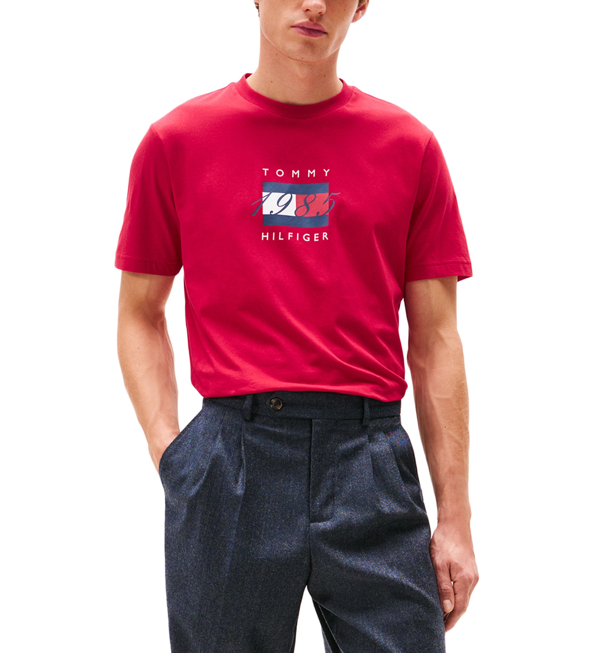 Short-Sleeve 1985 Flag Graphic T-Shirt