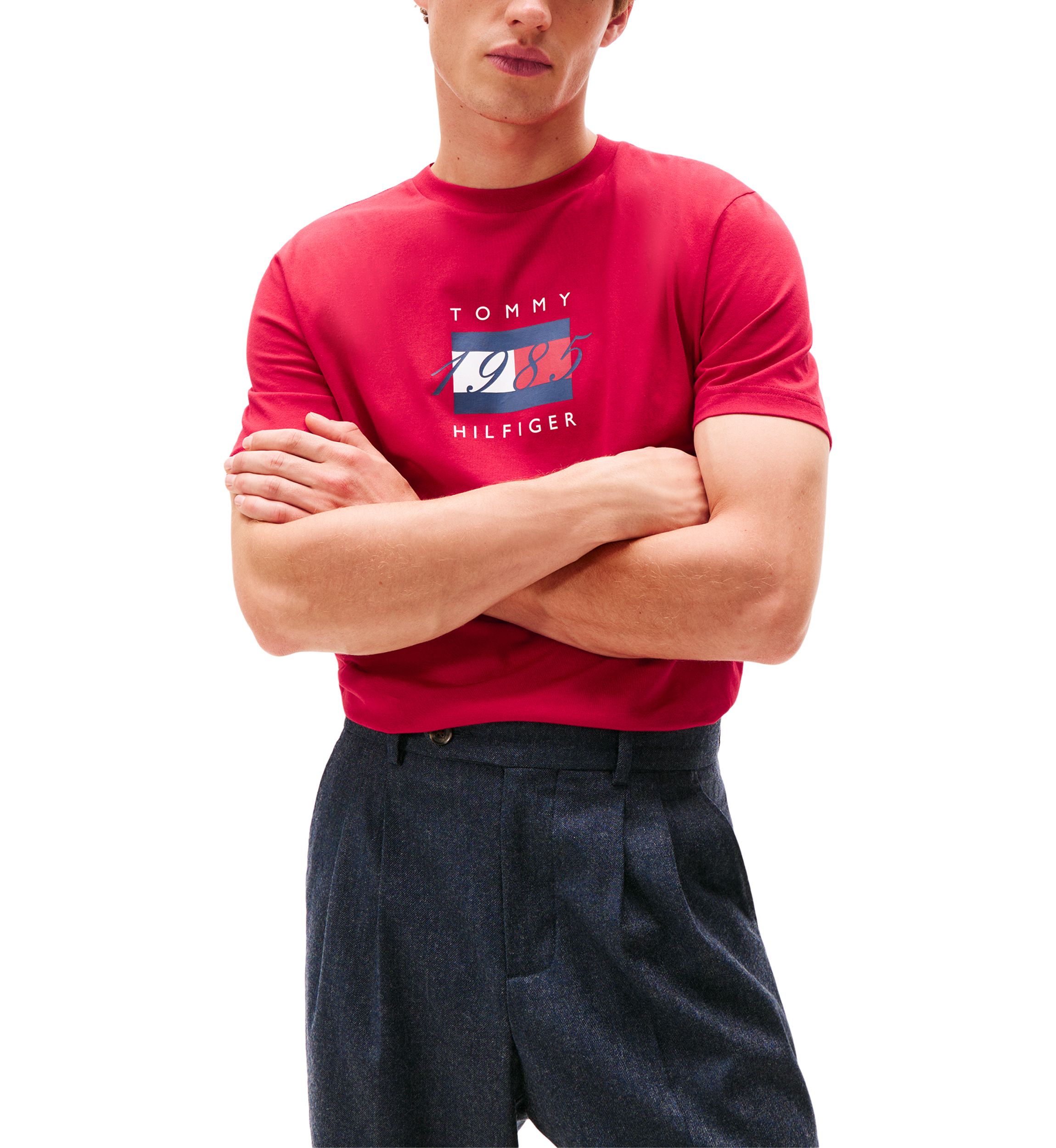 Short-Sleeve 1985 Flag Graphic T-Shirt