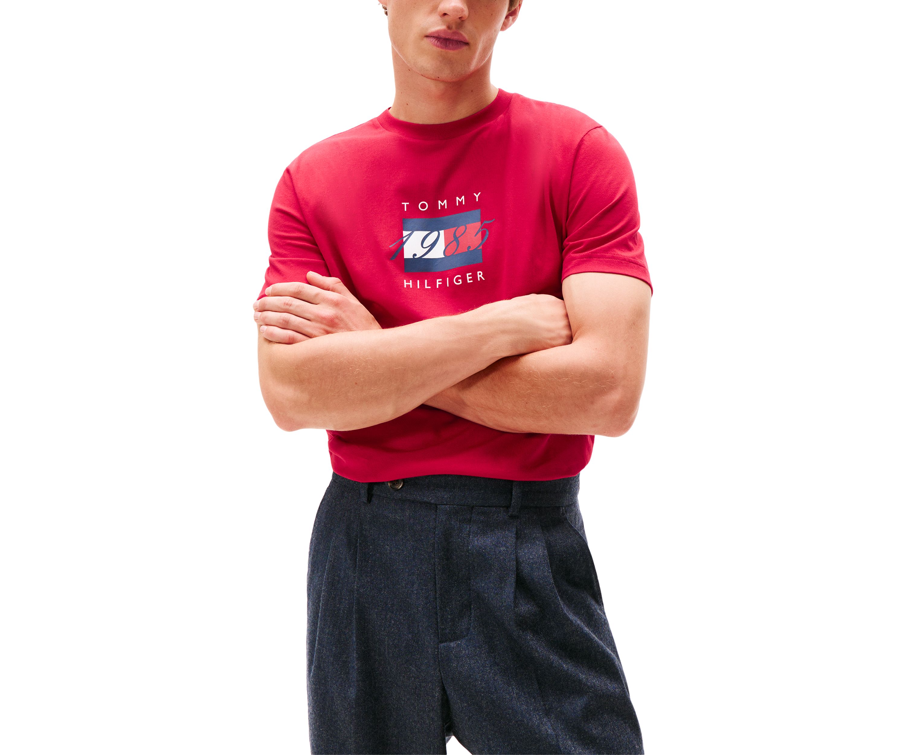 Short-Sleeve 1985 Flag Graphic T-Shirt