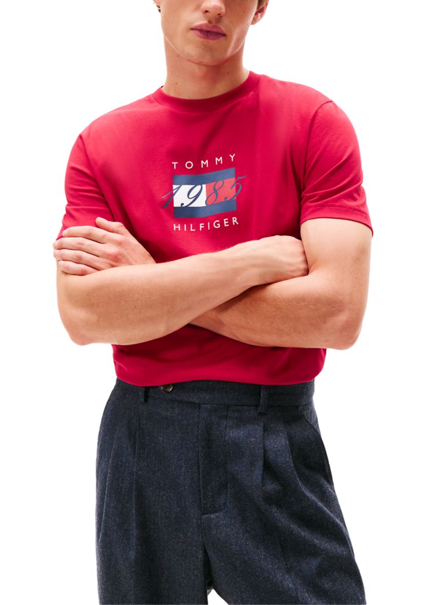 Short-Sleeve 1985 Flag Graphic T-Shirt