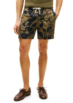 Tommy Hilfiger Men's Linen Floral Pull On Shorts, 34