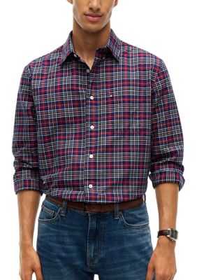 Tommy Hilfiger Men's Oxford Tartan Check Shirt