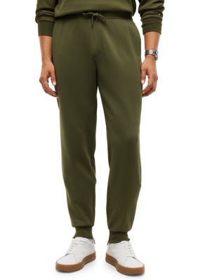 Tommy Hilfiger Men's Essential Intechno Regular Sweatpants, Green, 2XL