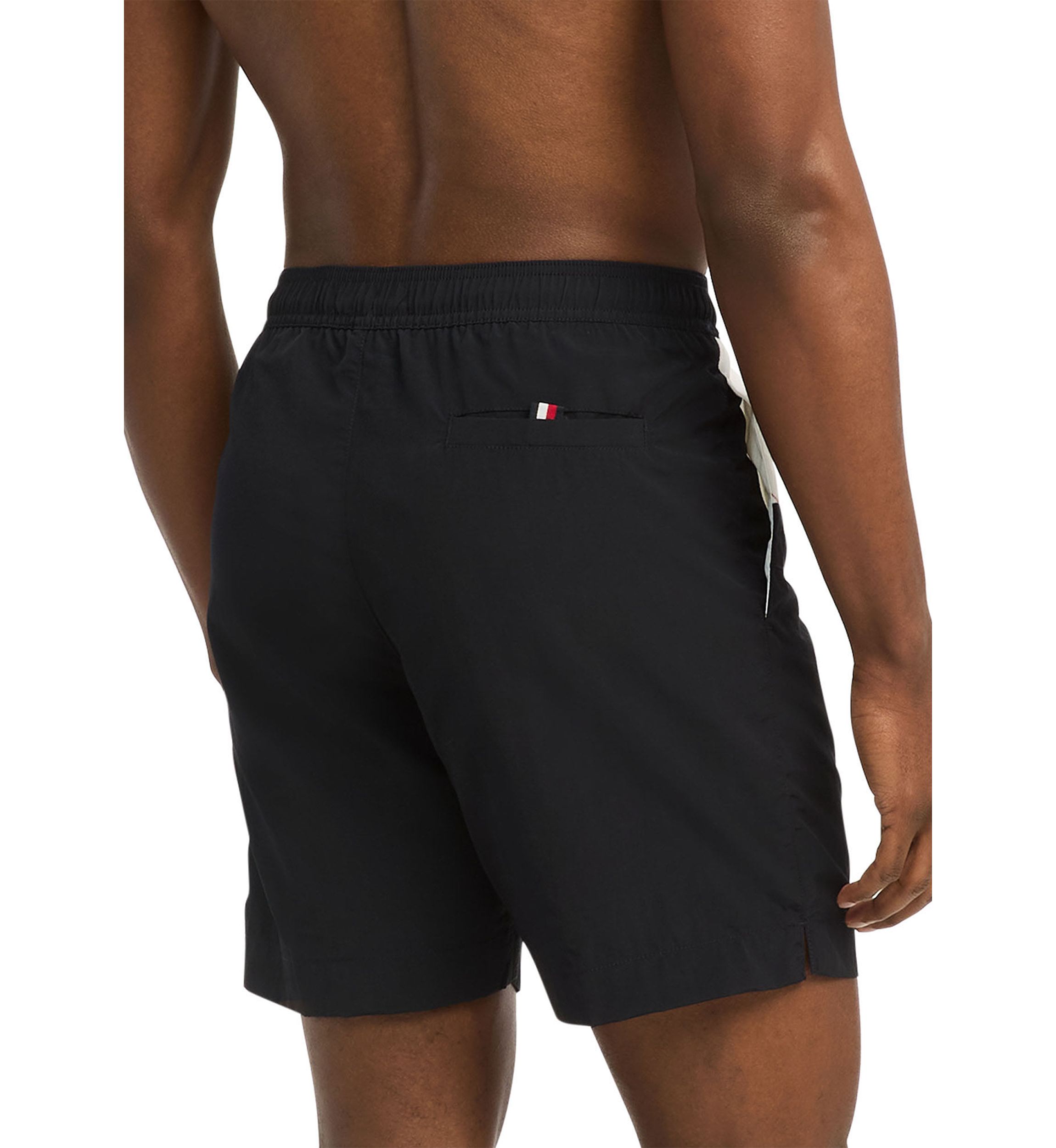 Drawstring Color Block Swim Trunks