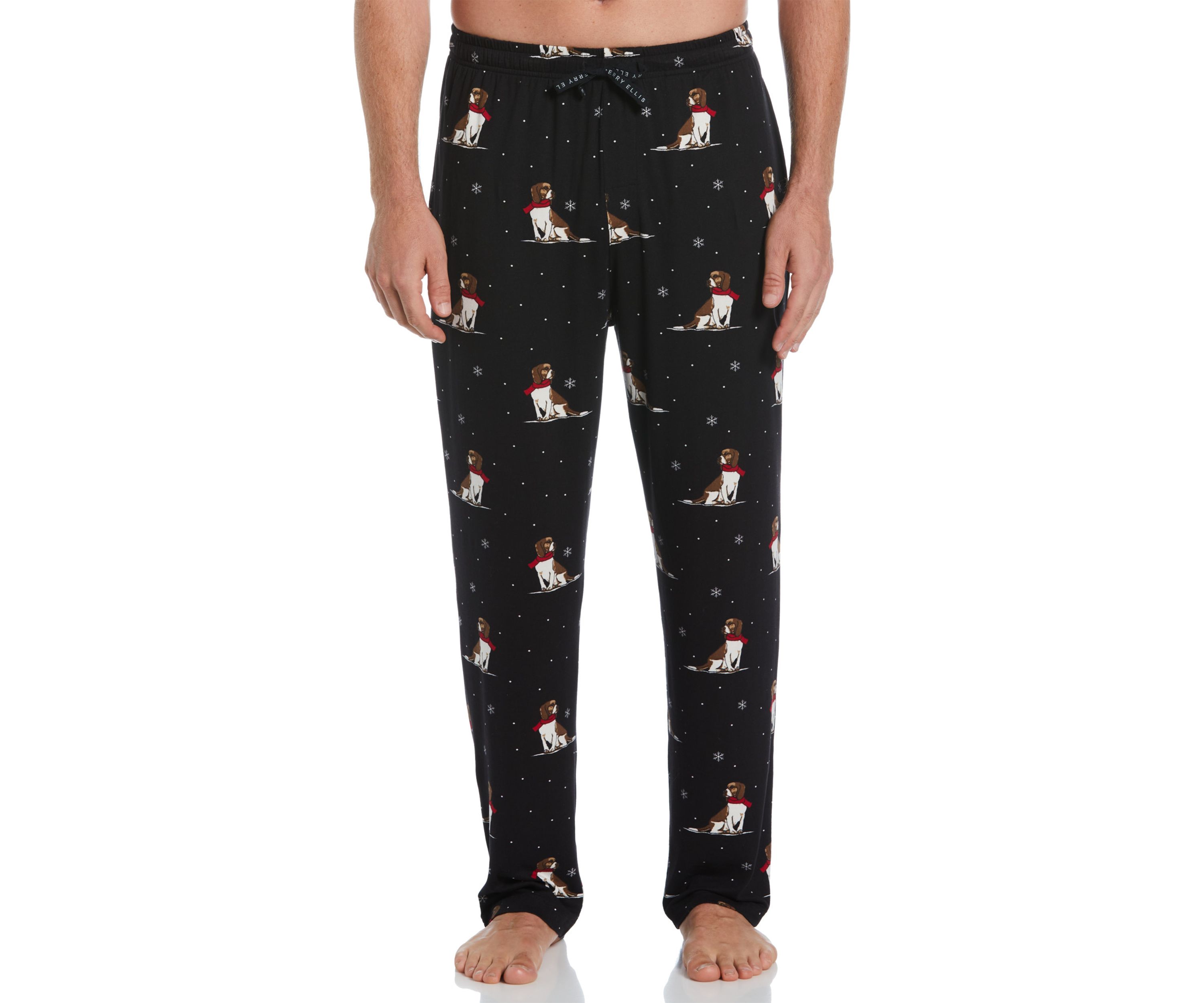 Winter Dog Printed Deluxe Touch Pajama Pants