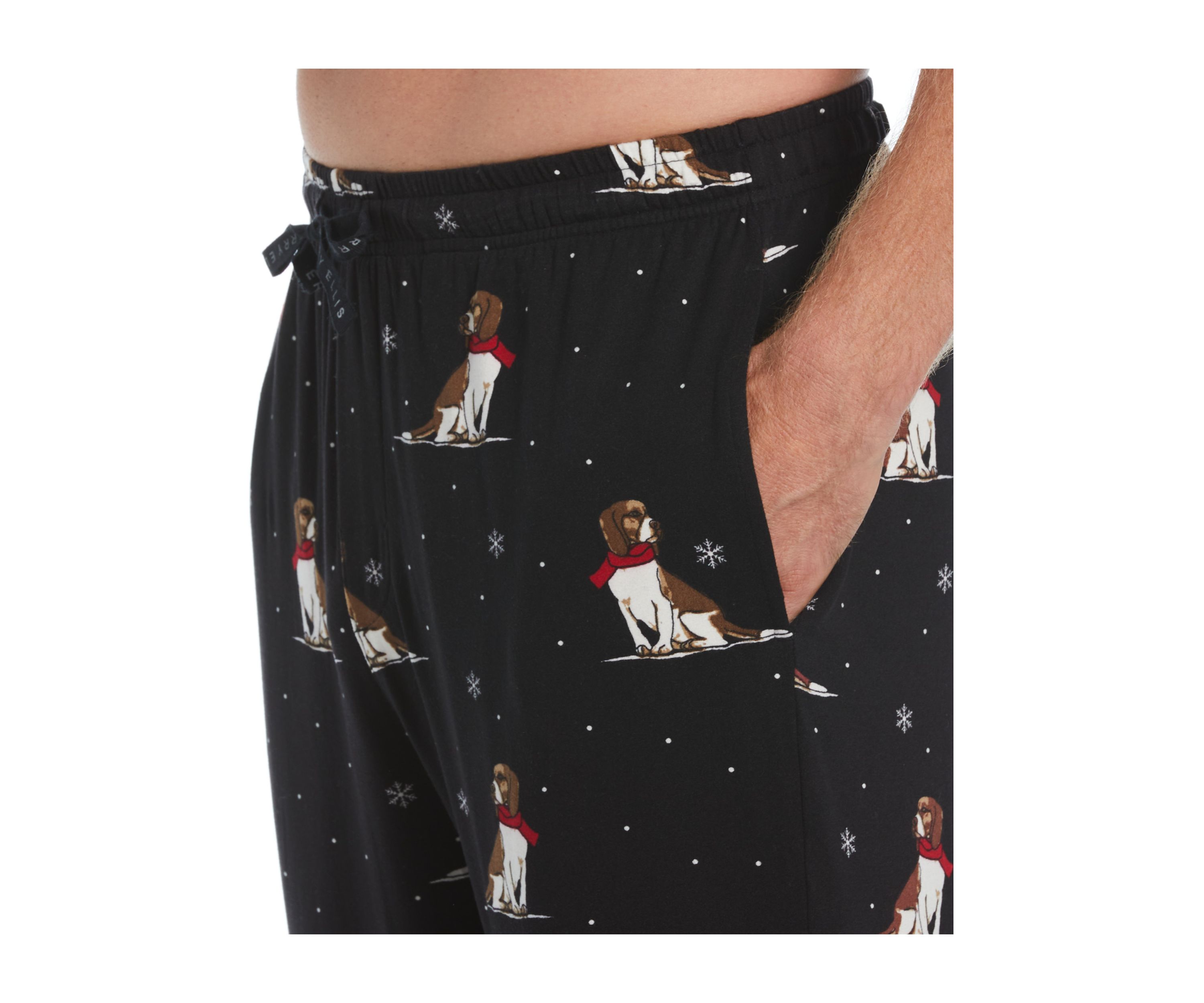 Winter Dog Printed Deluxe Touch Pajama Pants